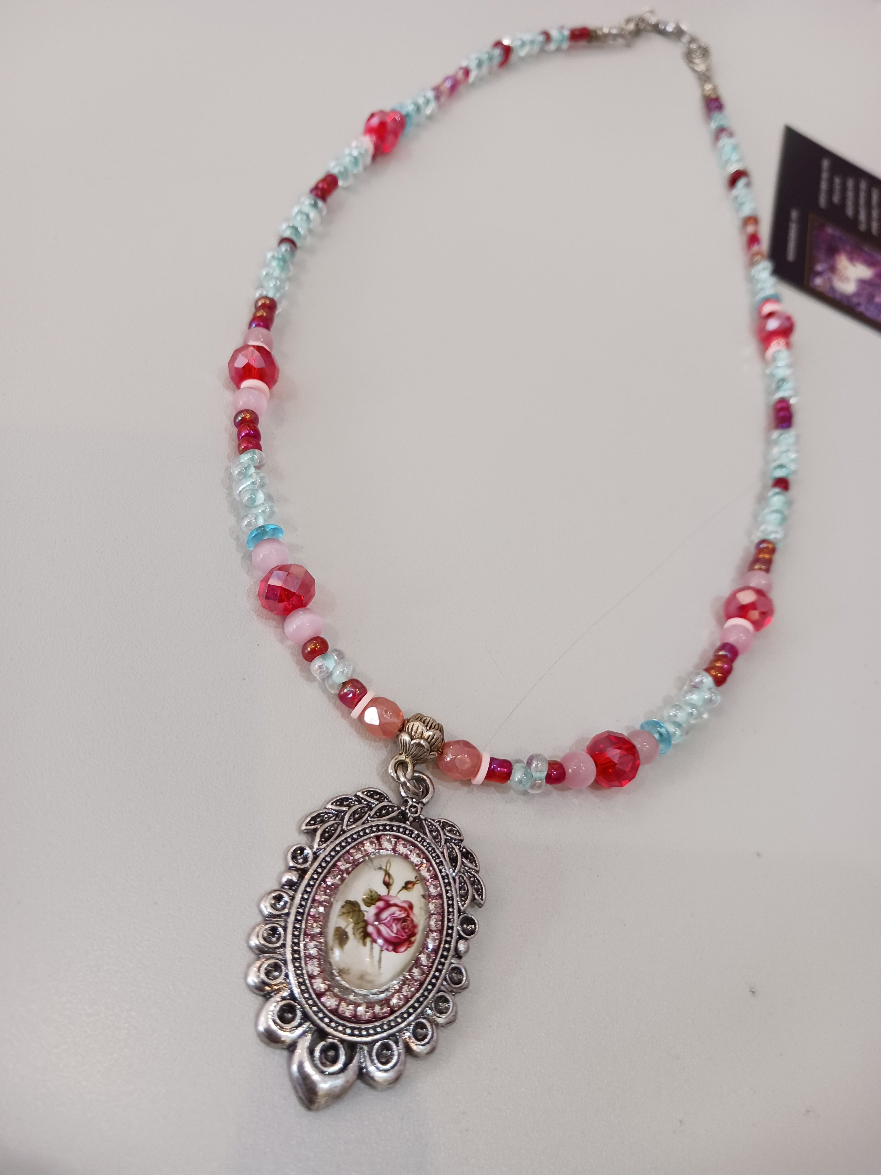 Collier rose 🌹 éternelle
