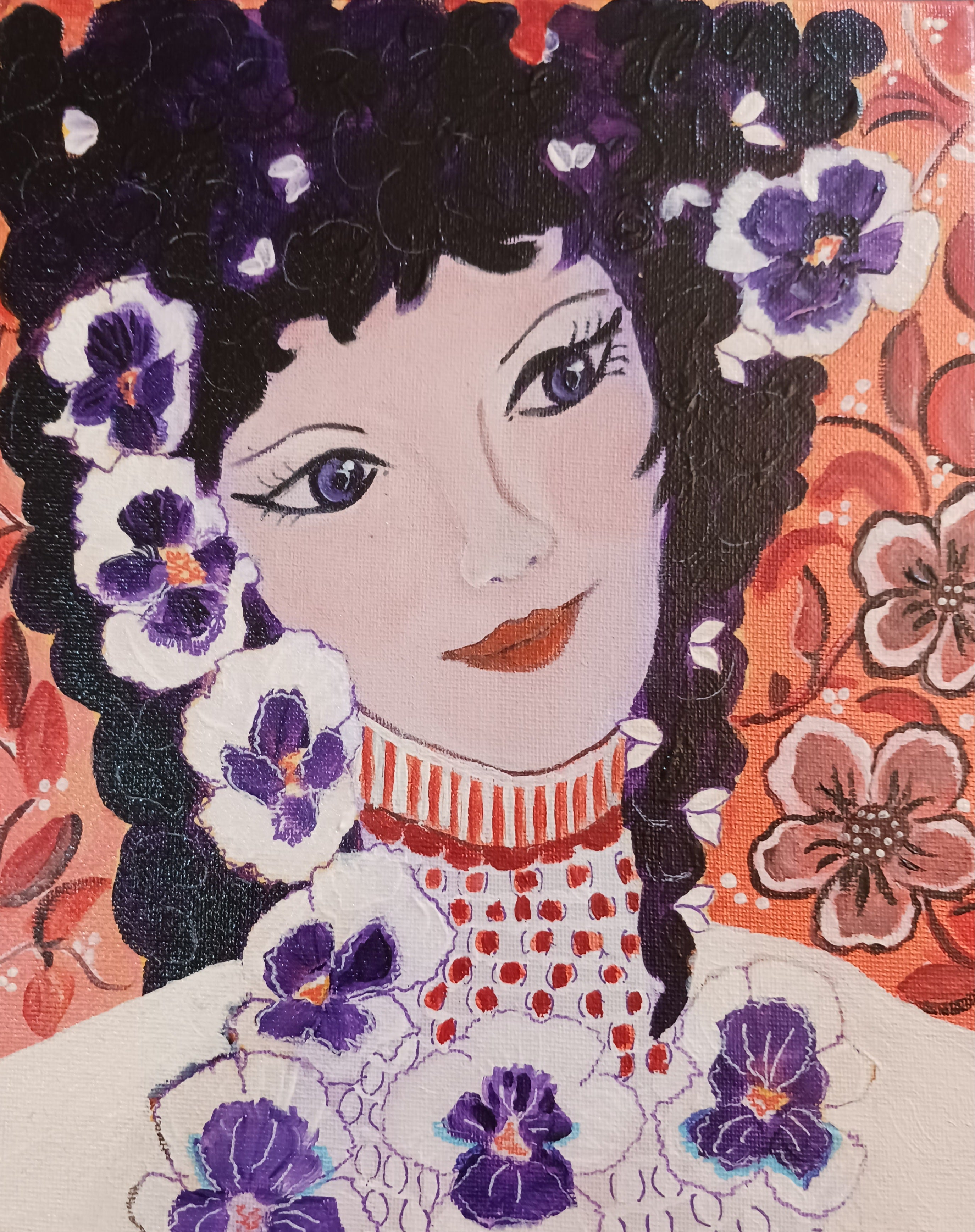 Dame aux pensées