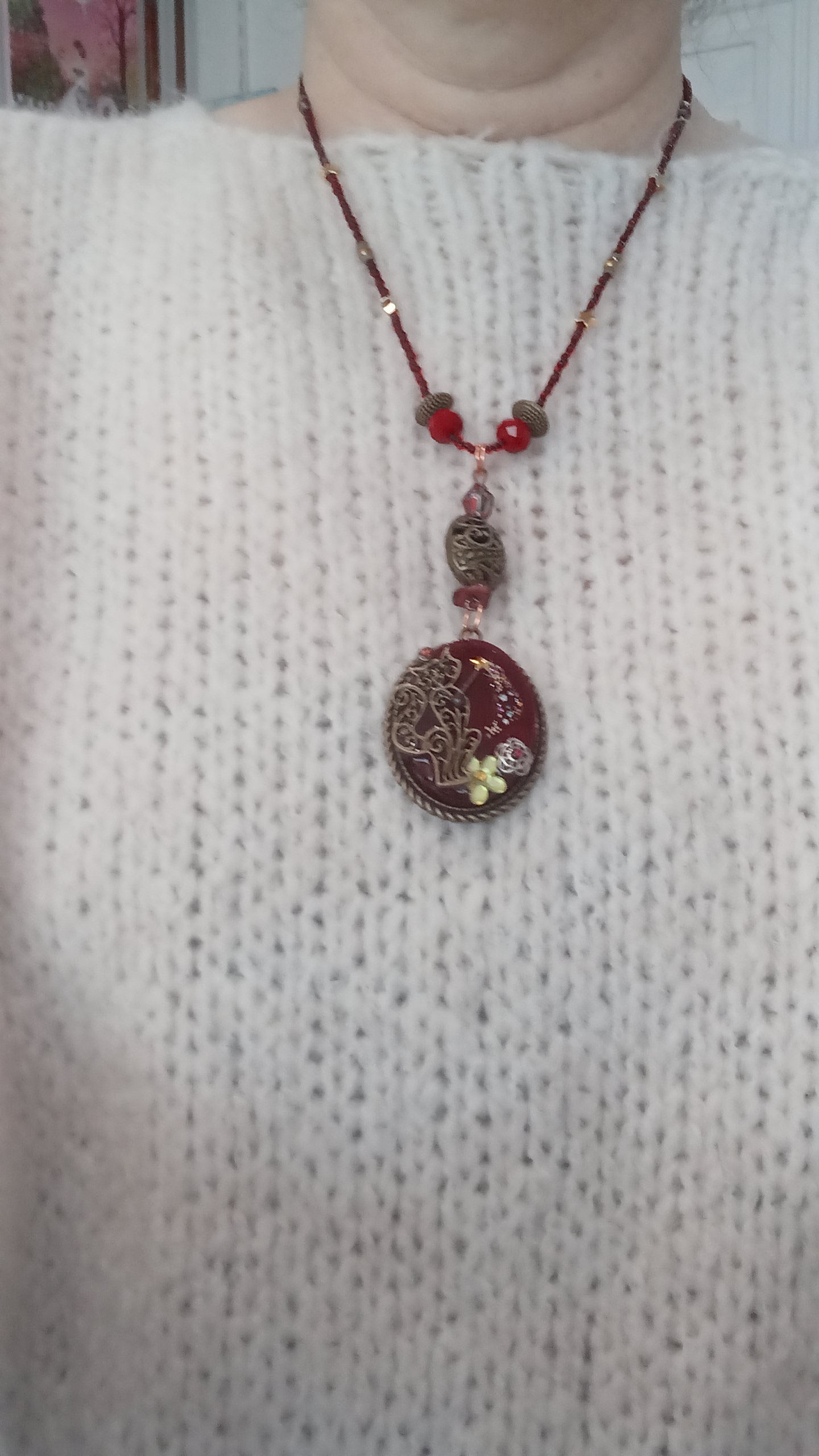 Collier Chat magicien