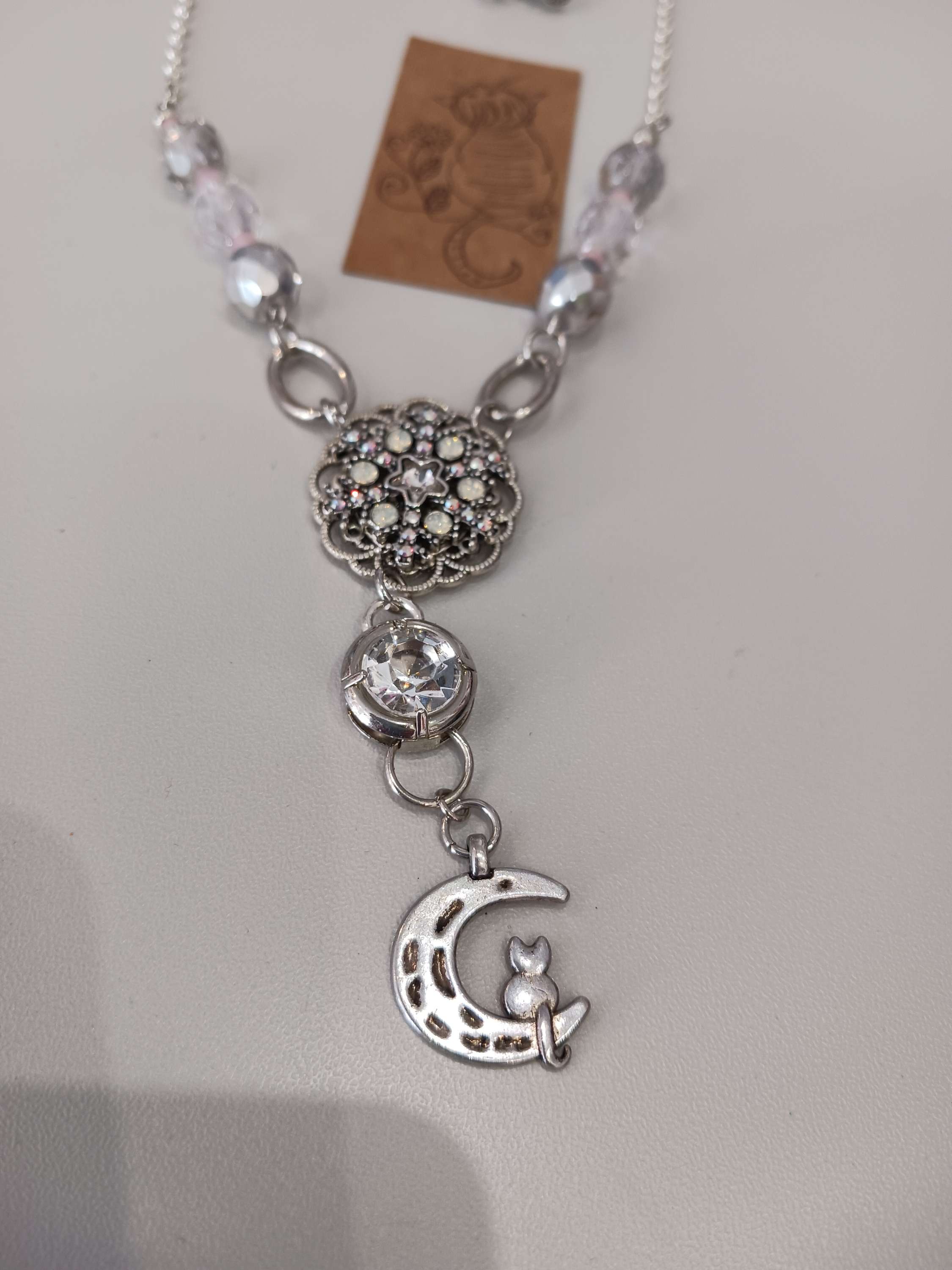 Parure petit chat sur la lune