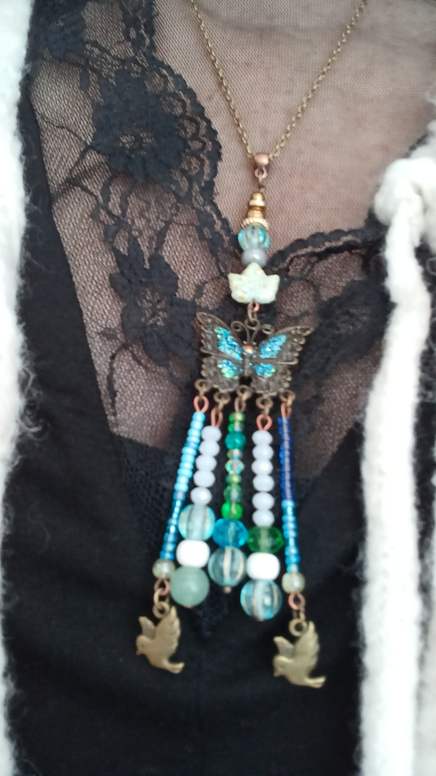 Collier Totem Papillon