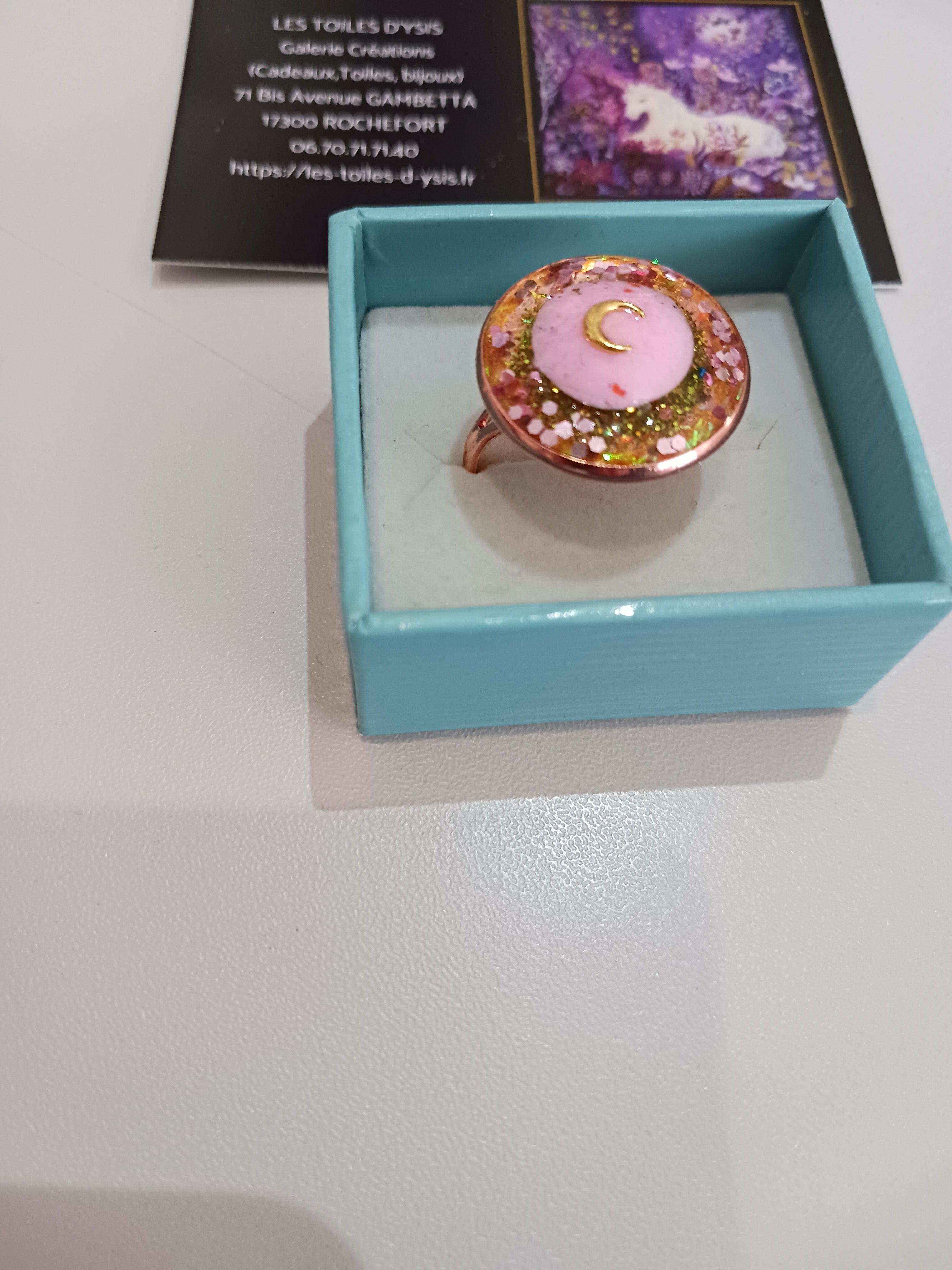 Bague "Attraction Lunaire"