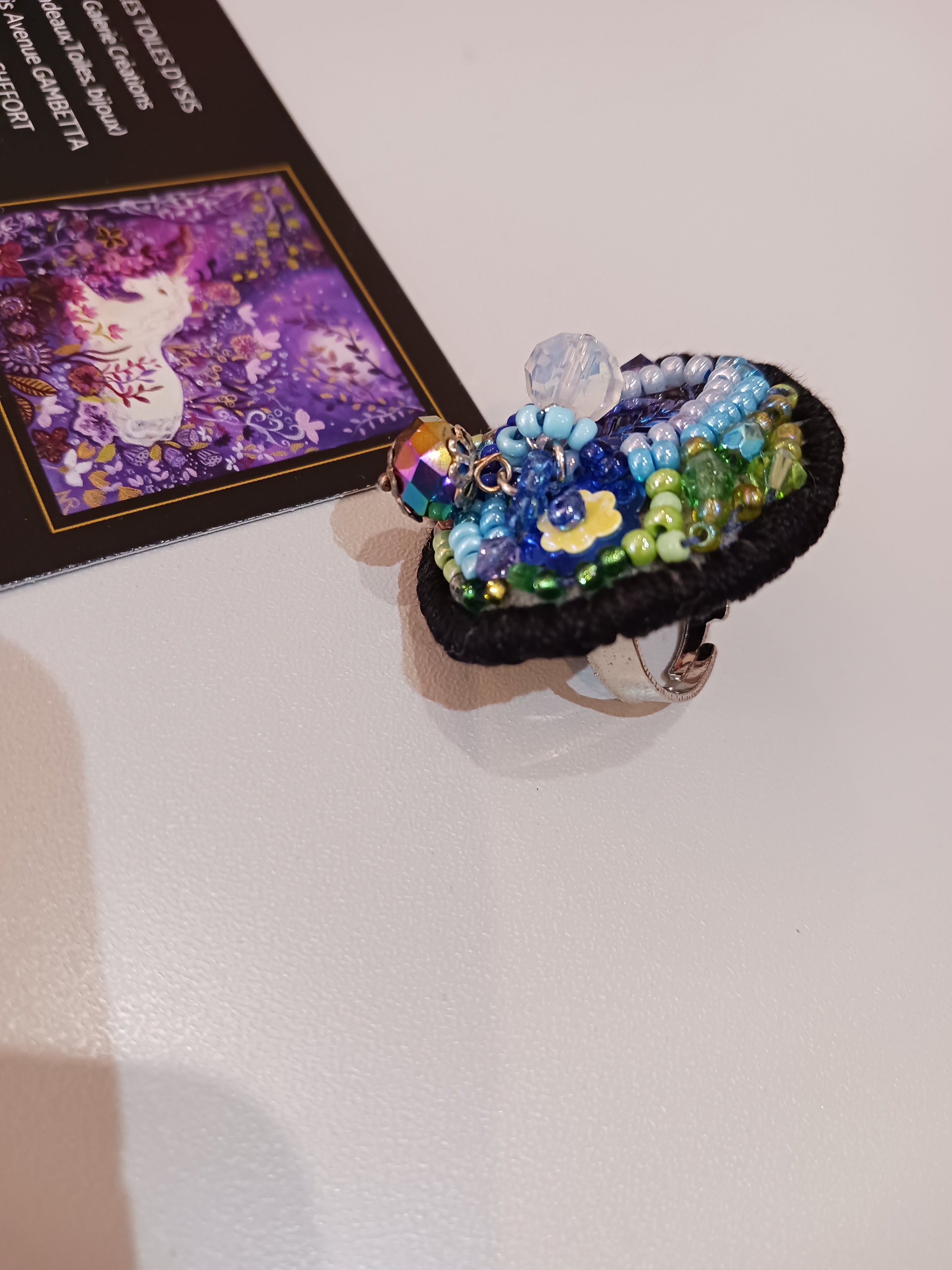 Bague Rivière et jardin