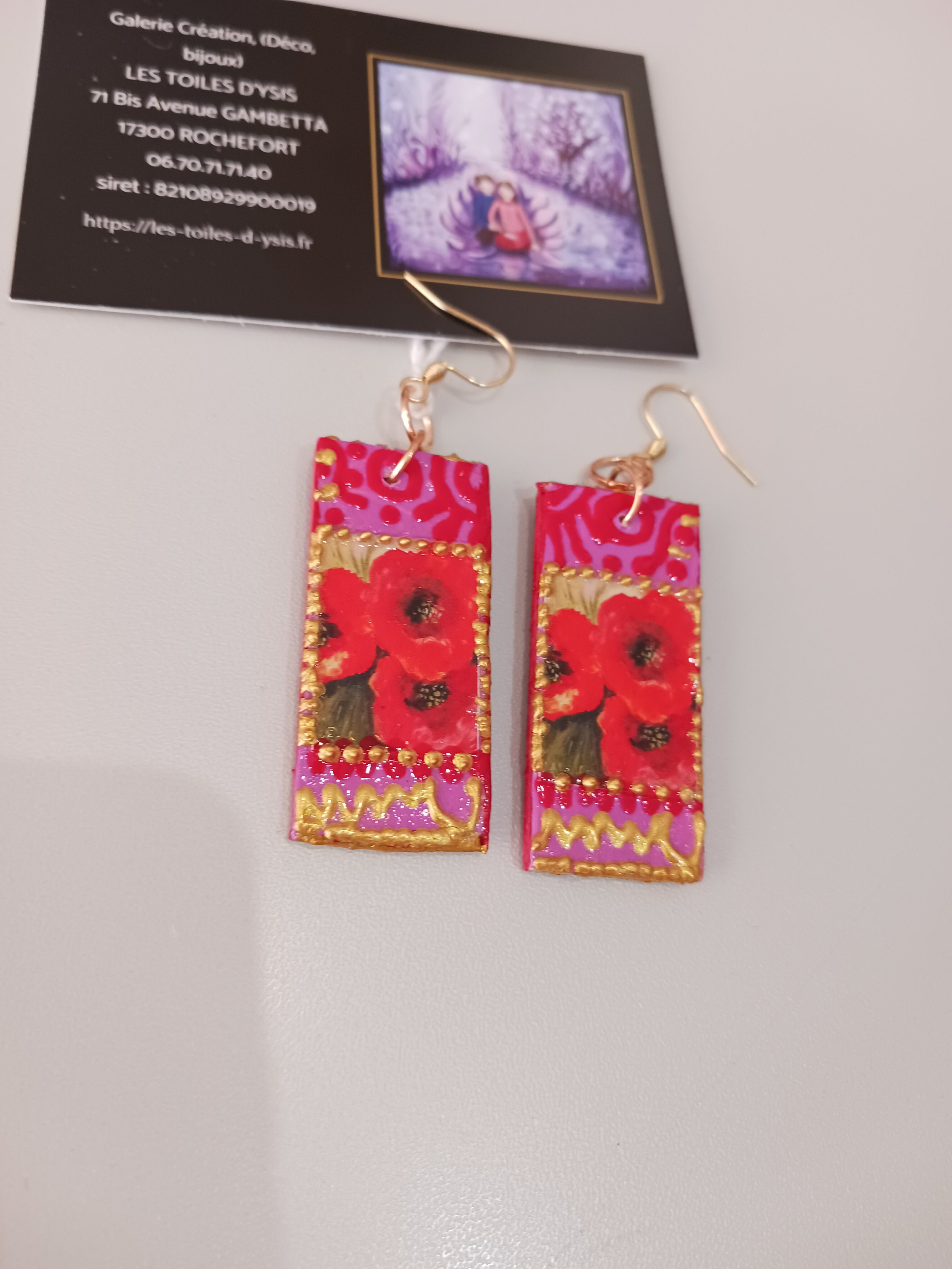 Boucles Coquelicots