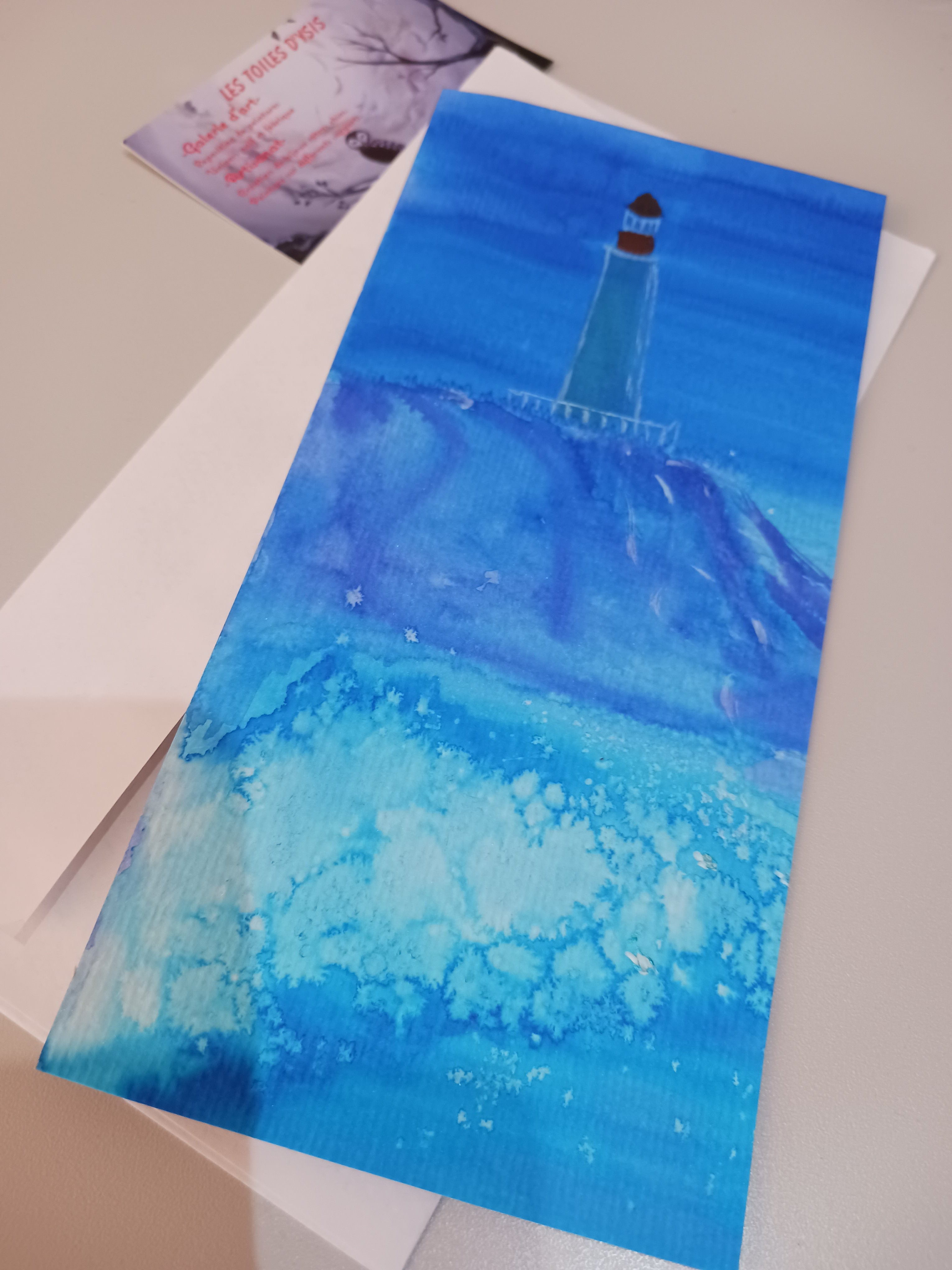 Carte "phare sur la mer"
