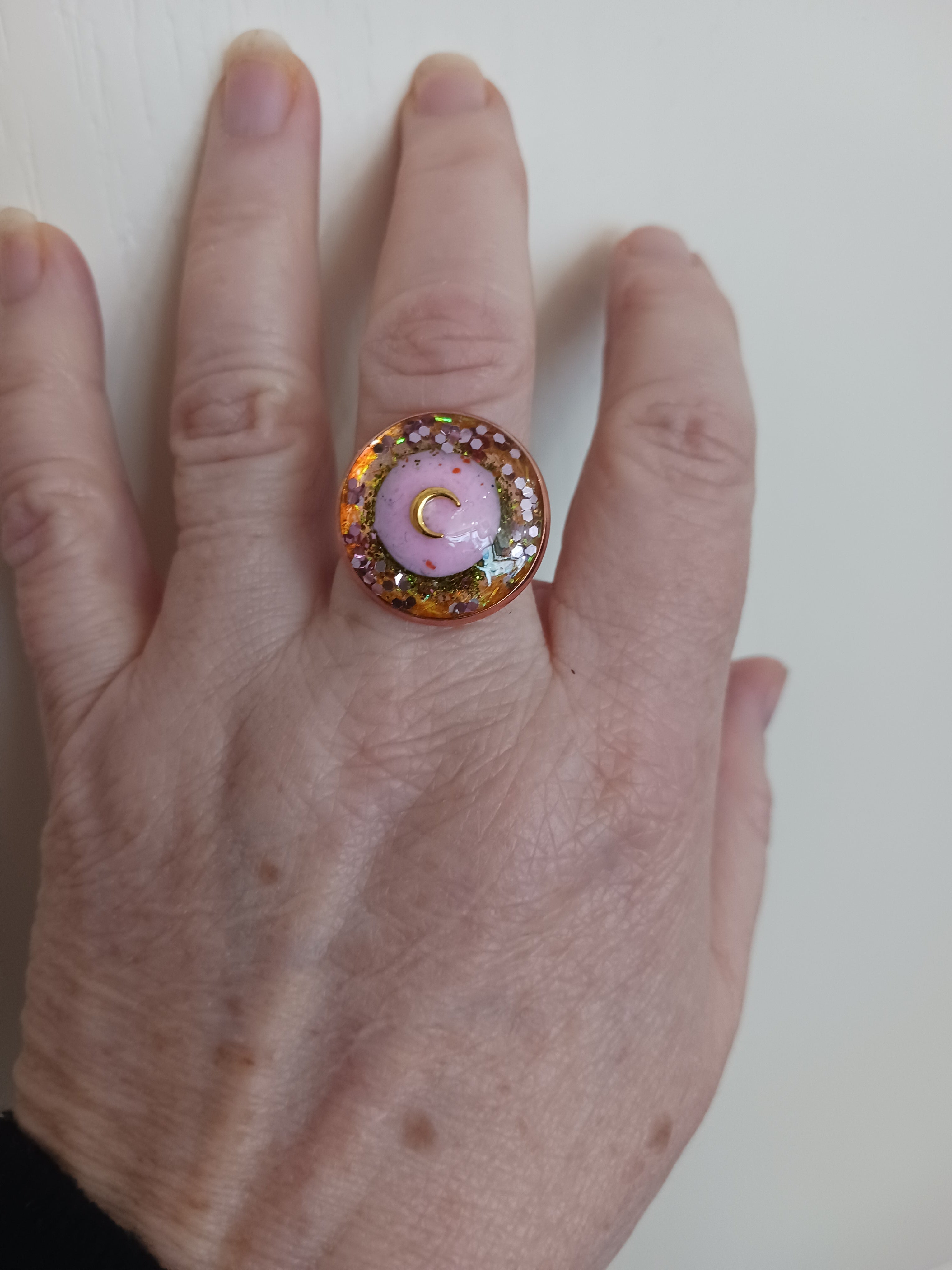 Bague "Attraction Lunaire"