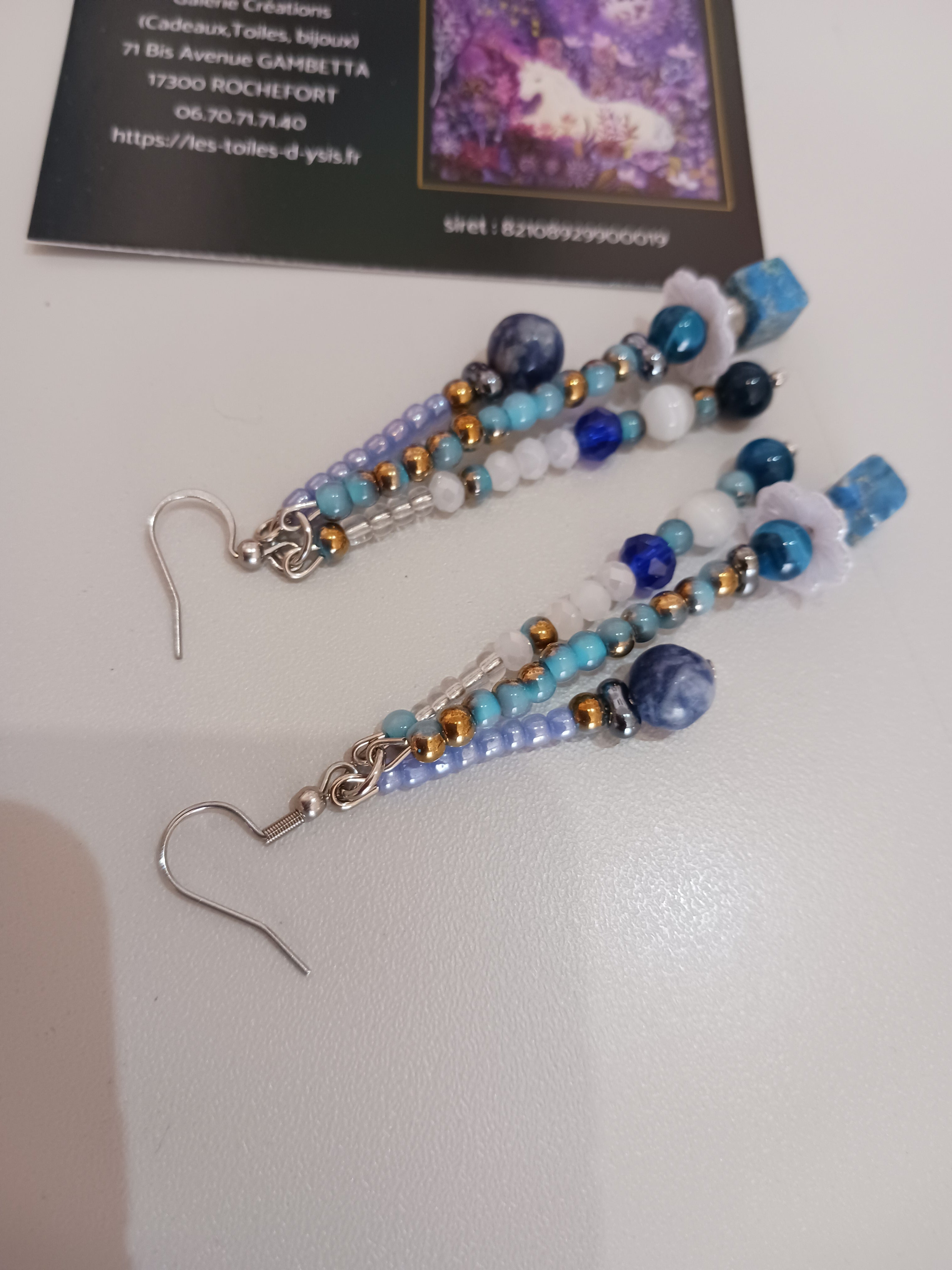 Boucles " vacances à la mer "