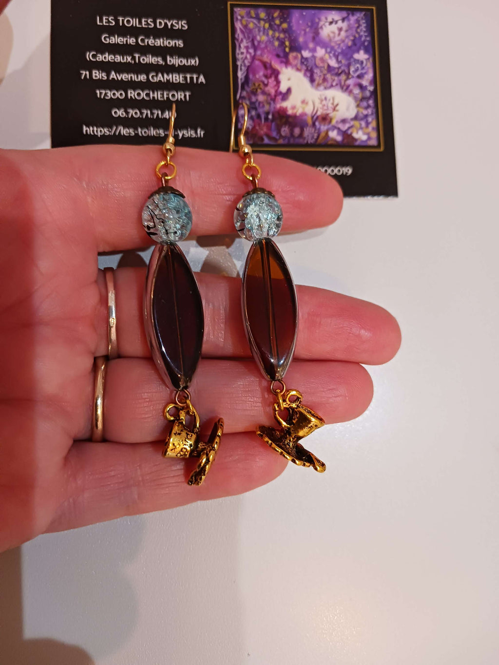 Boucles "Drink me now"