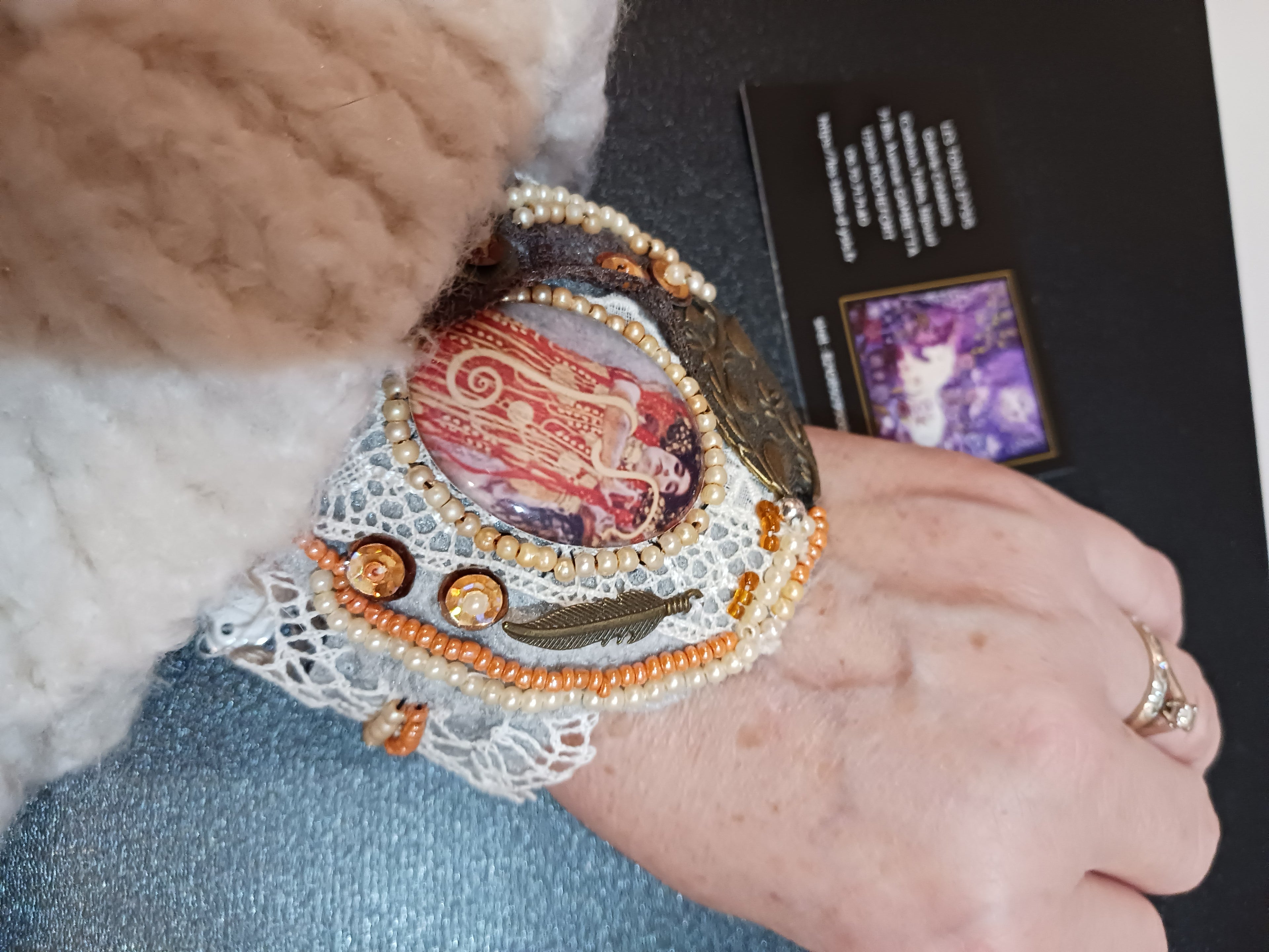 Manchette Hygieia de Gustave Klimt