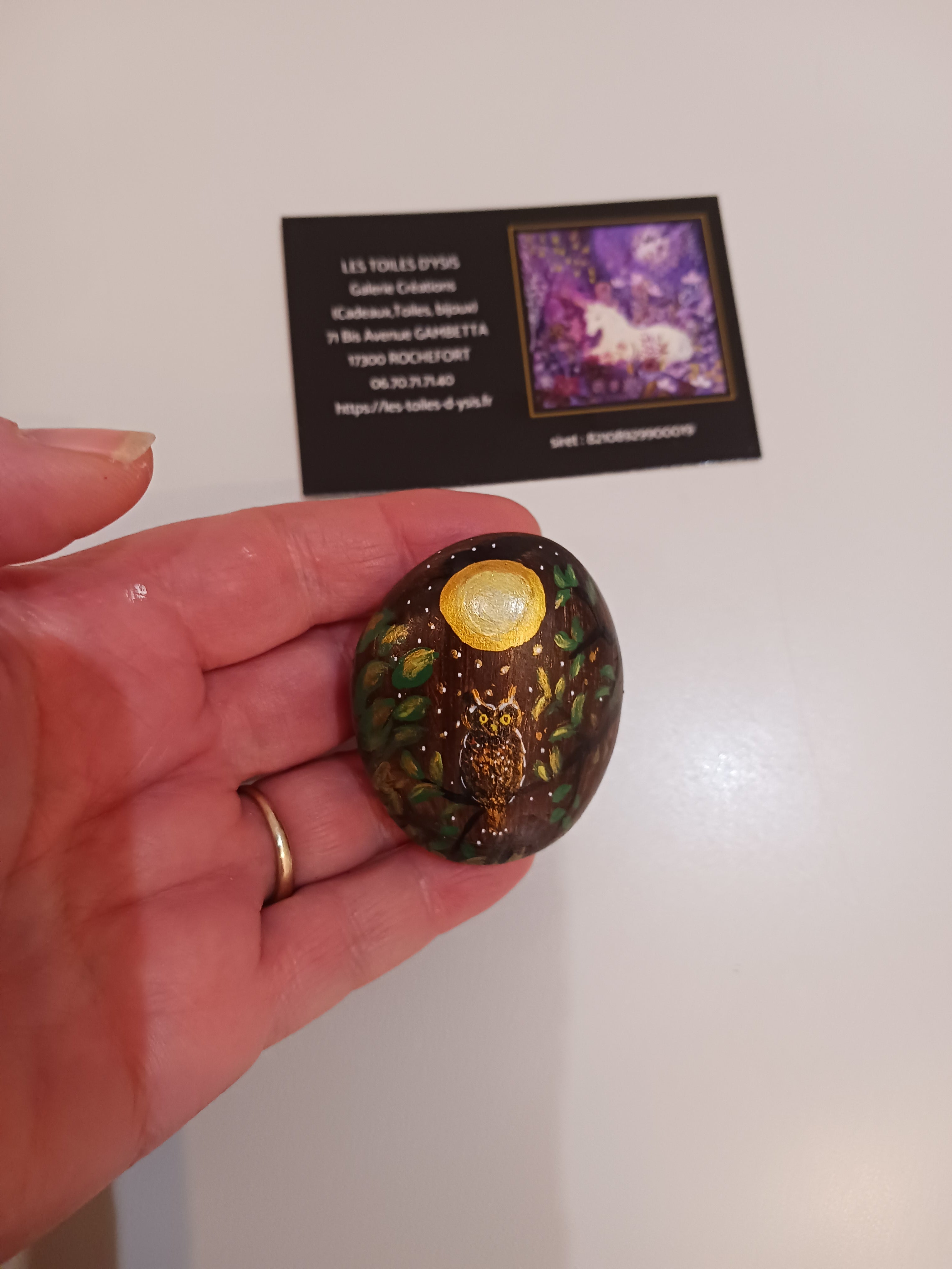 Galet Lune d'Or
