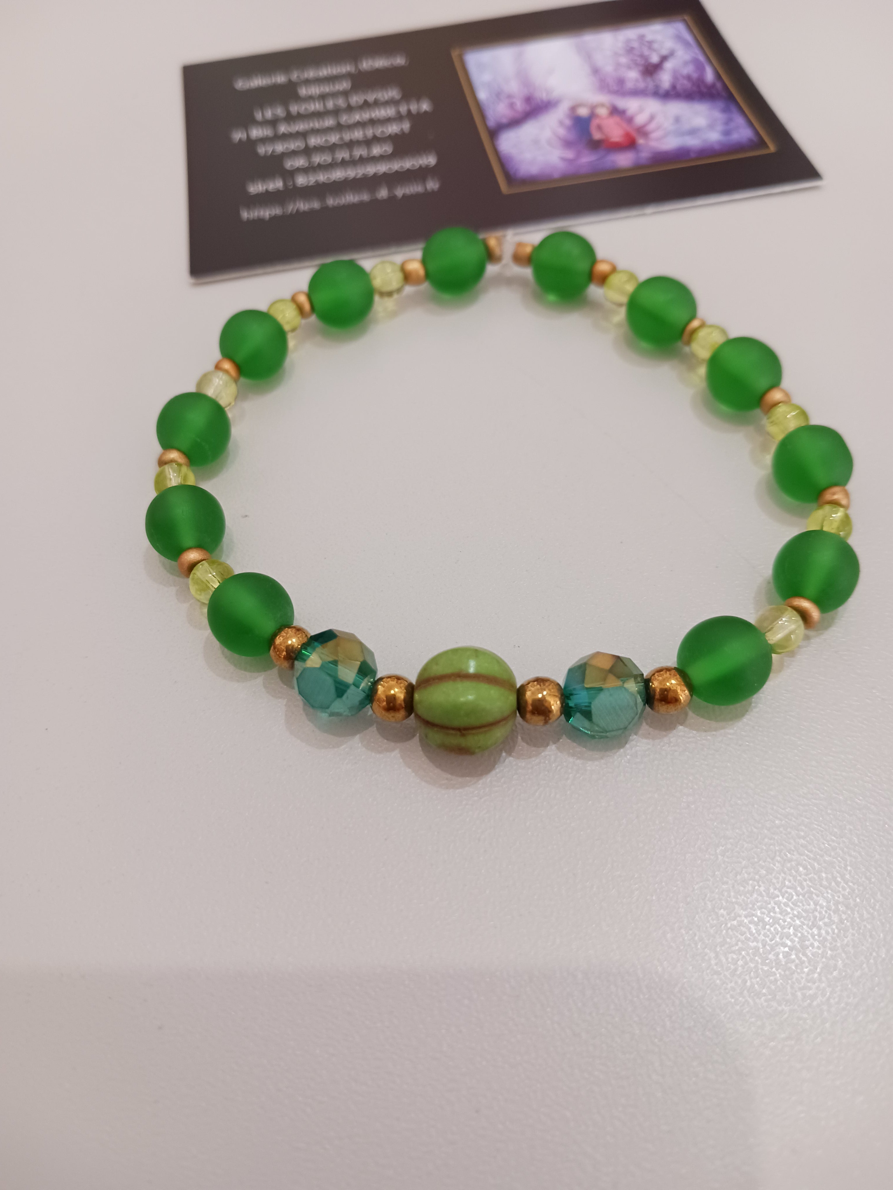 Bracelet passionément vert