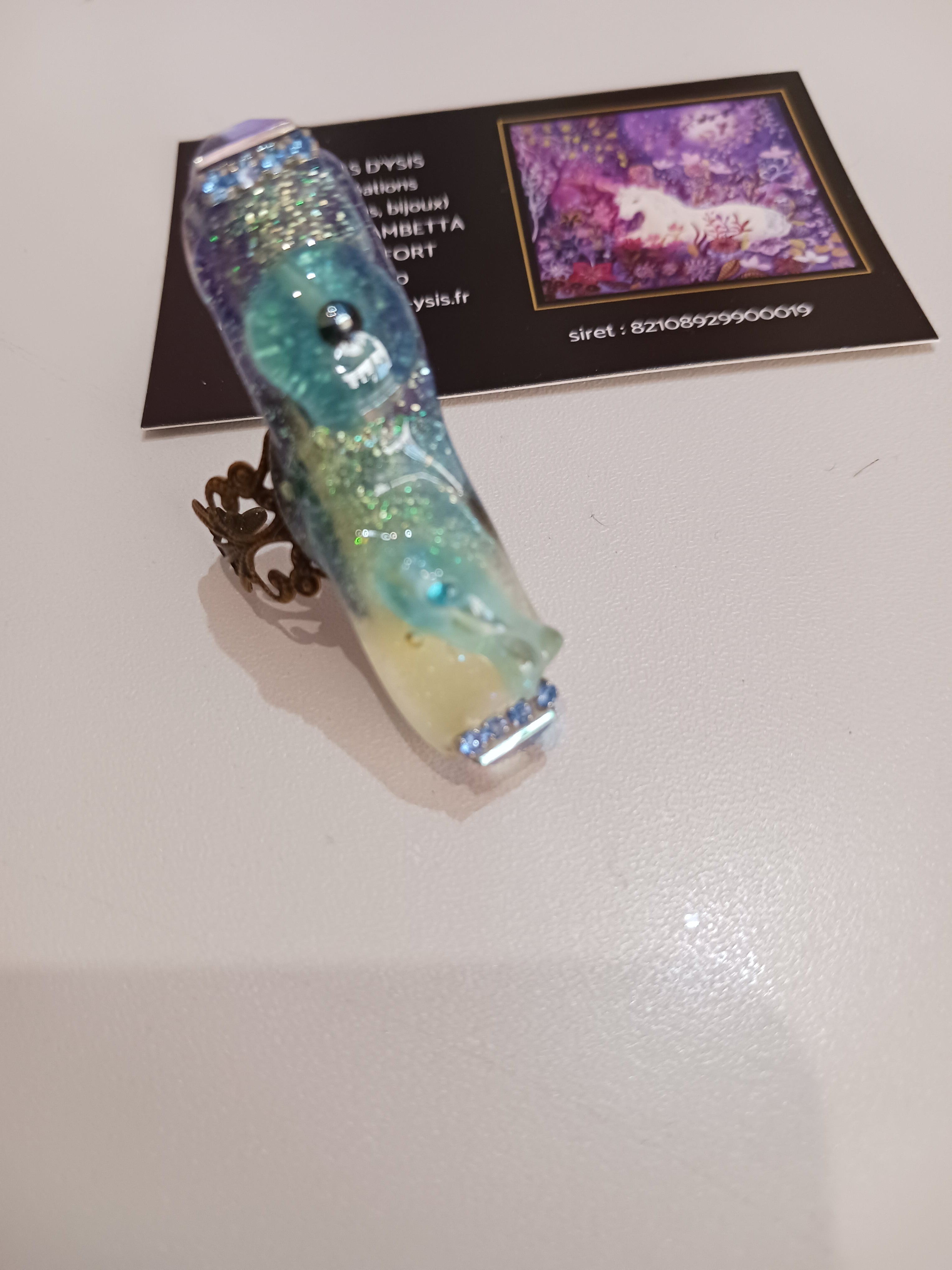 Bague " Les pieds dans l'eau "