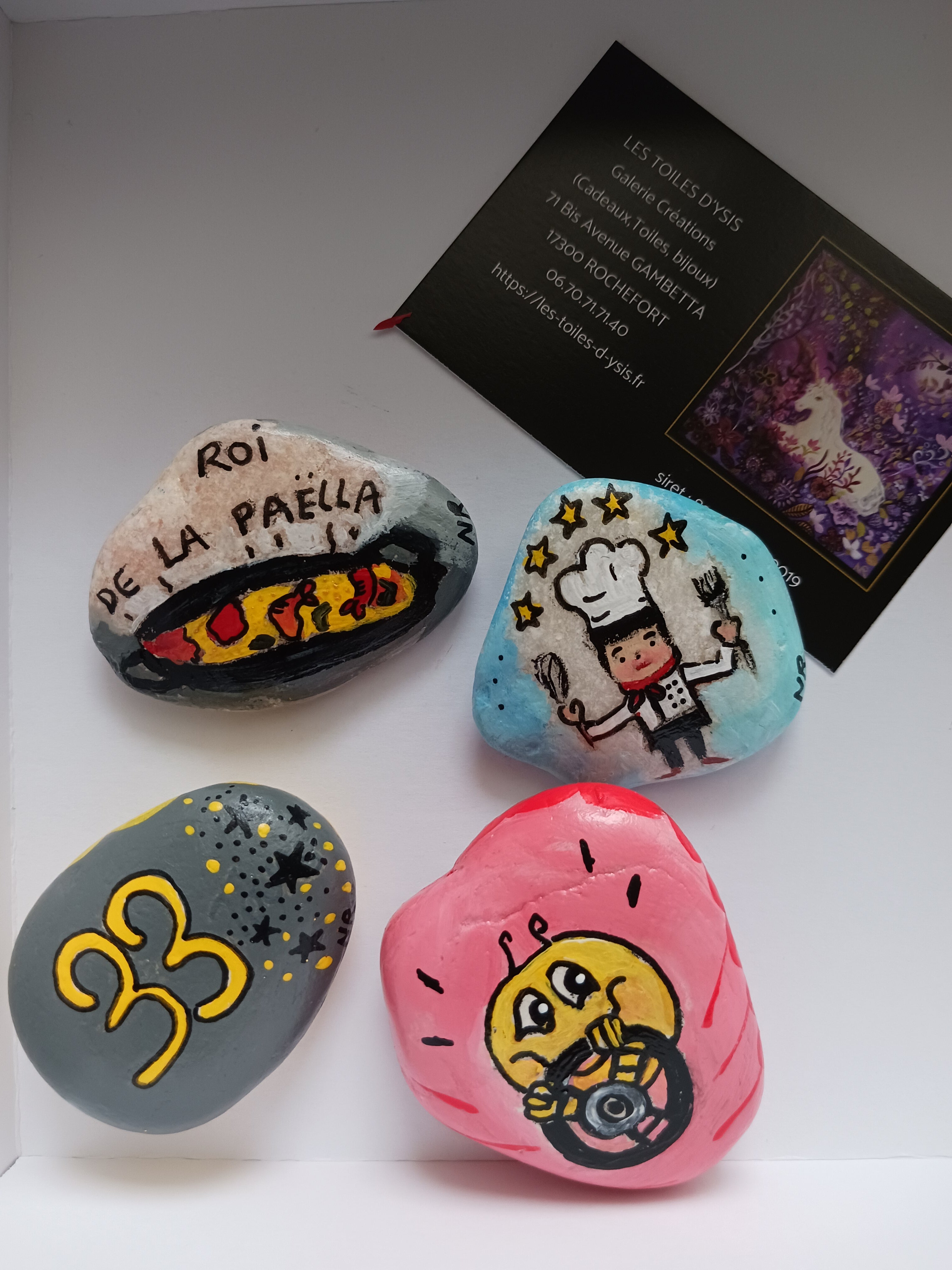 Commande 4 galets à théme