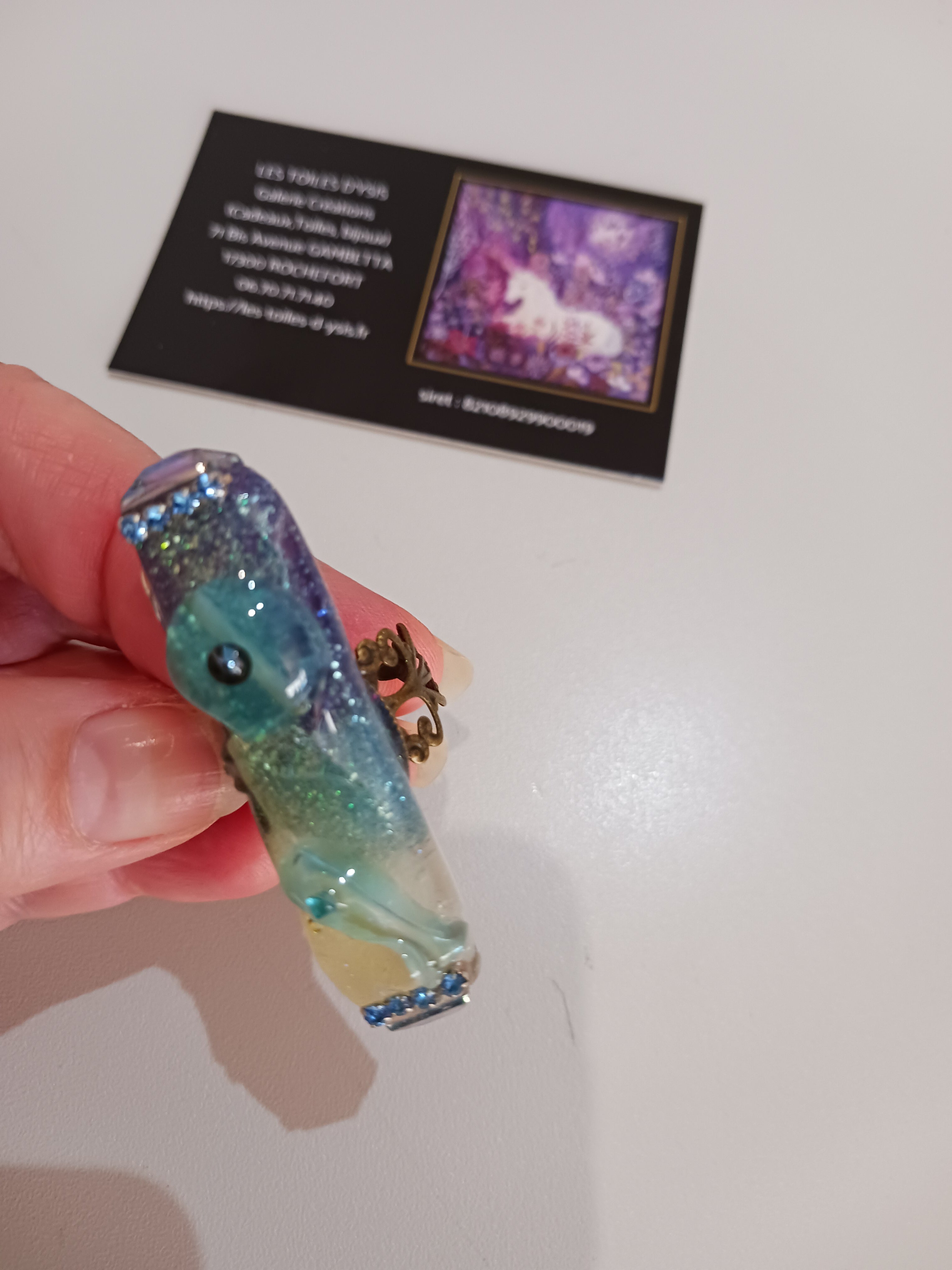 Bague " Les pieds dans l'eau "