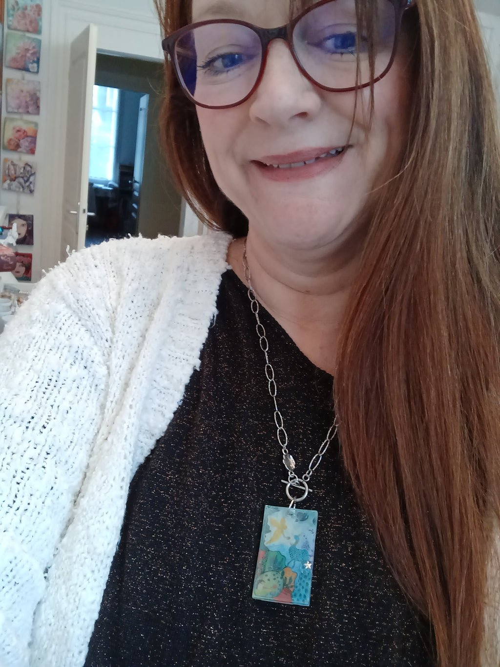 Collier Offrande Au dieu Paon
