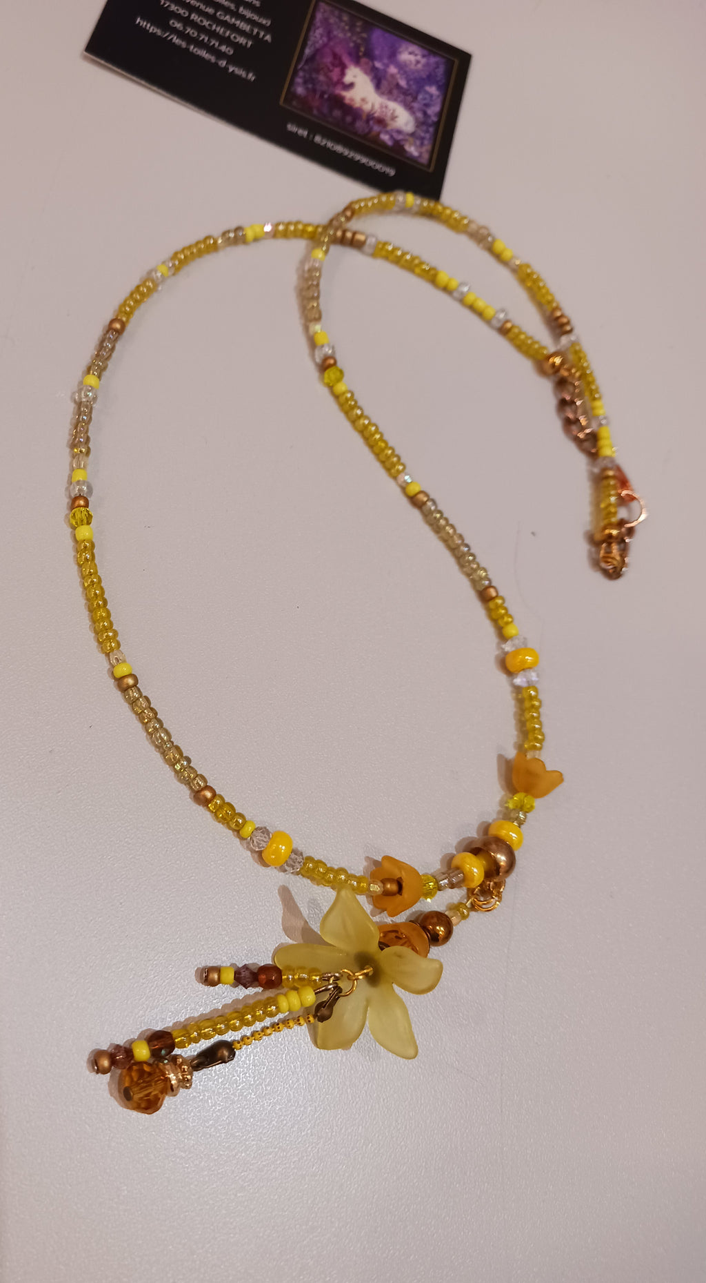 Collier fleurs 🌼