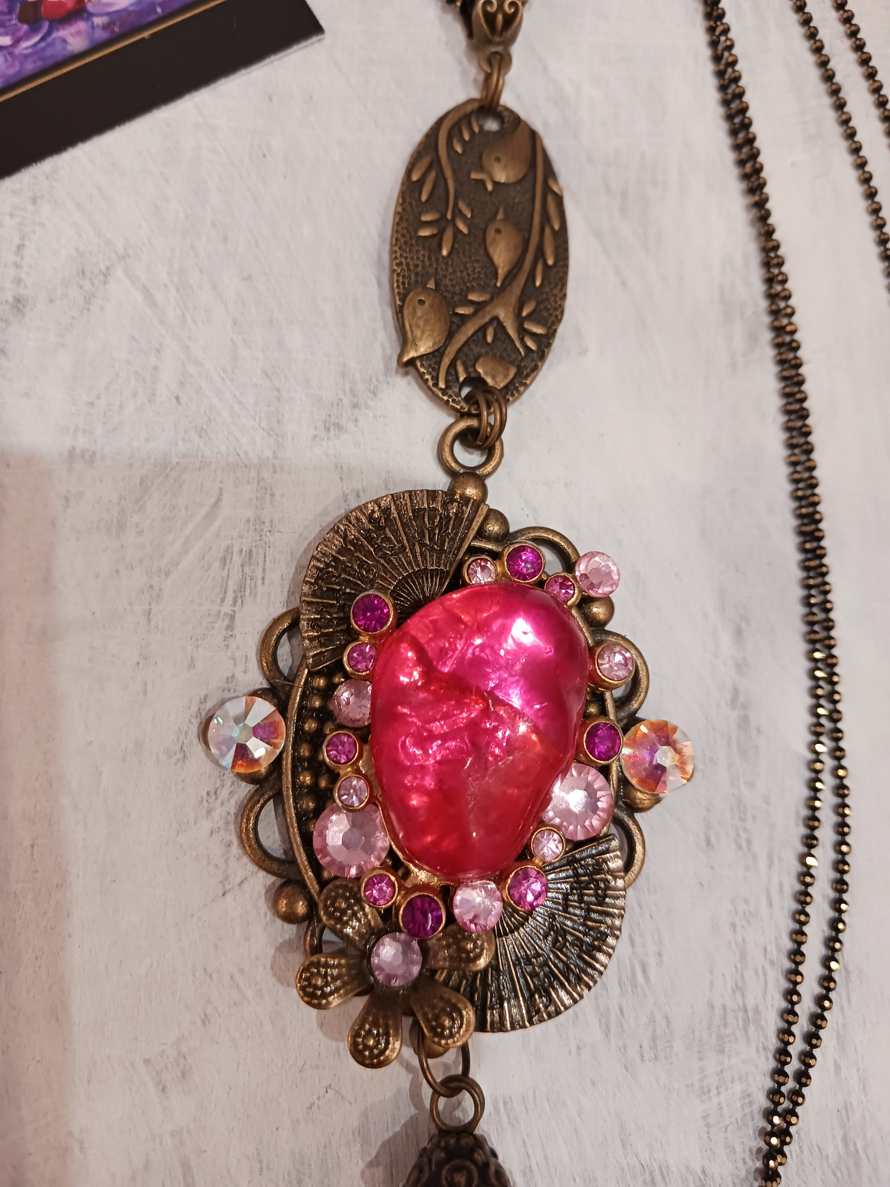 Beauté rose et bronze