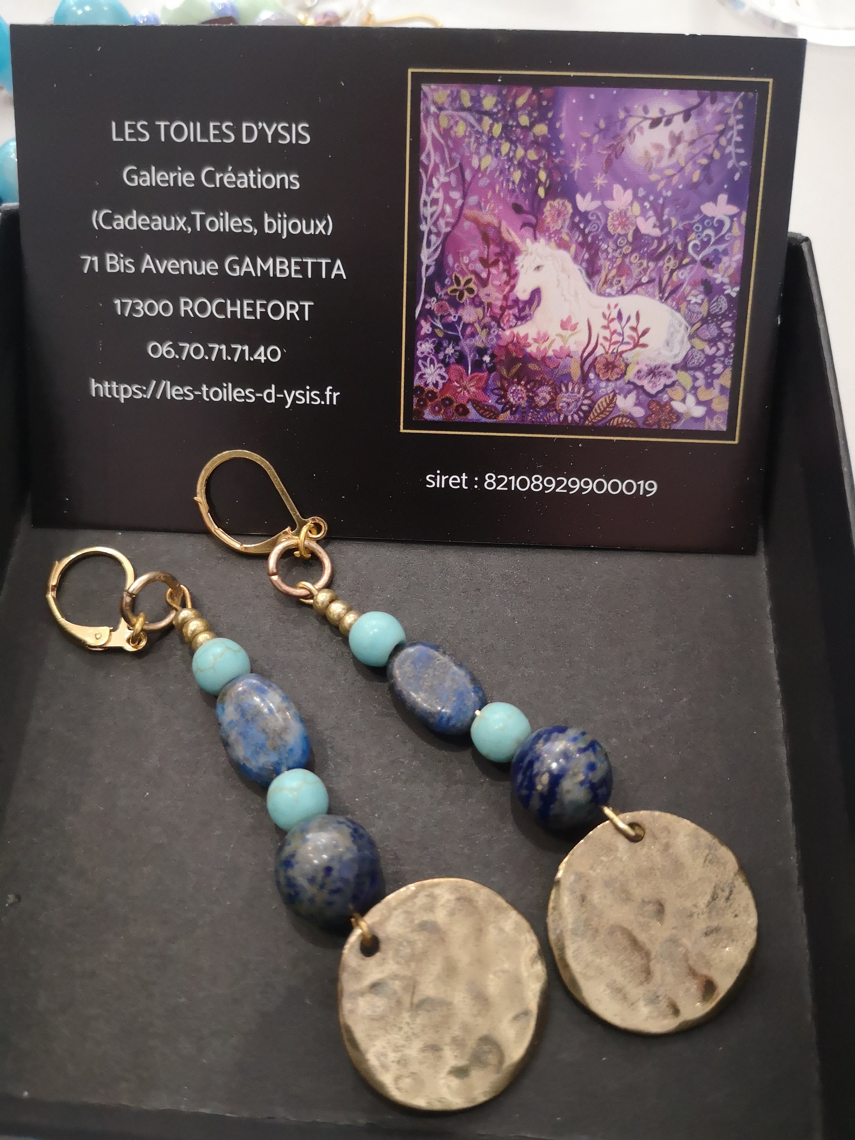 Turquoises et Lapis Lazuli