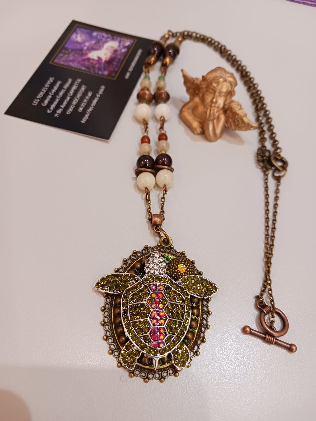 Collier petite tortue de mer