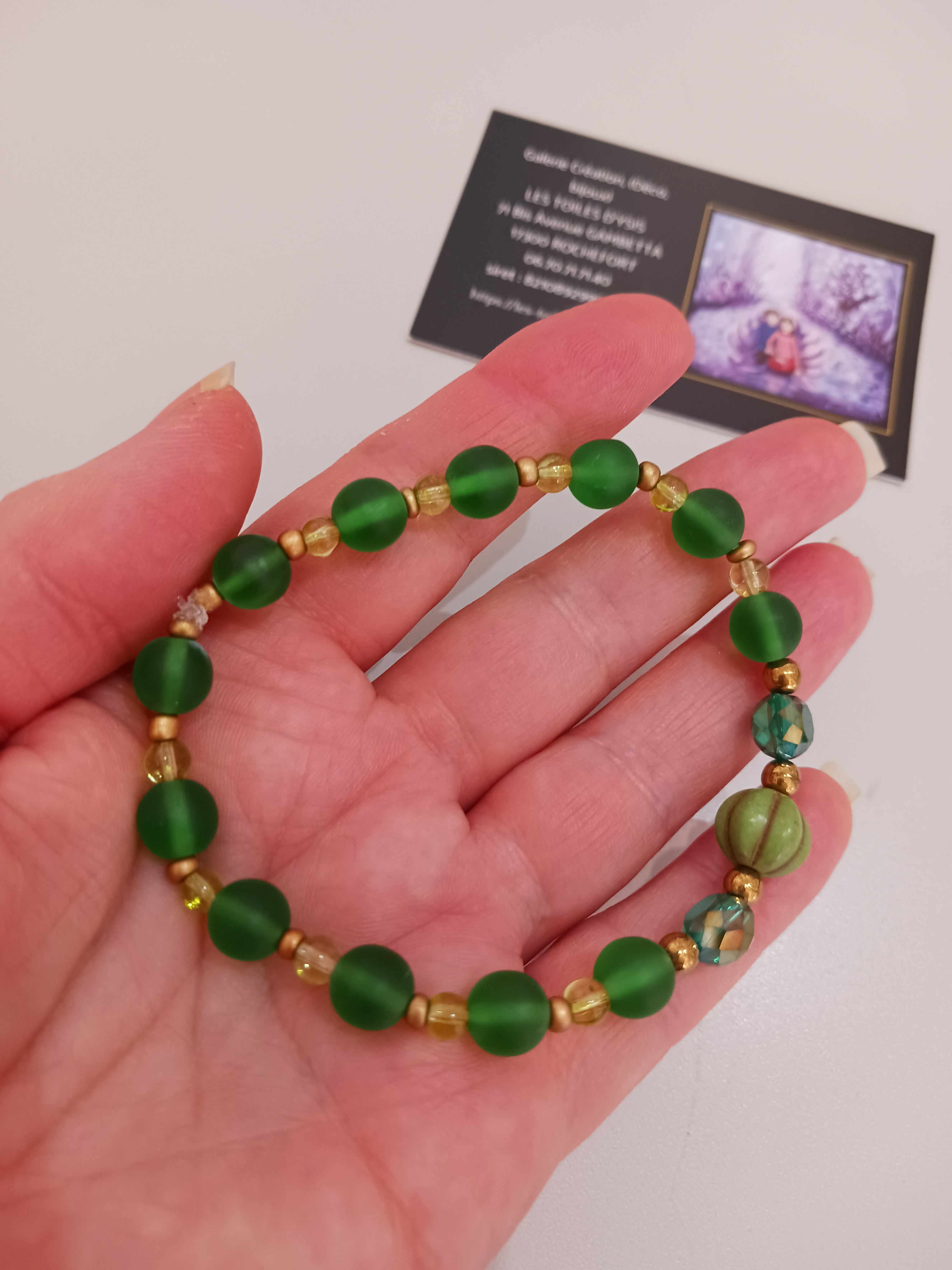 Bracelet passionément vert