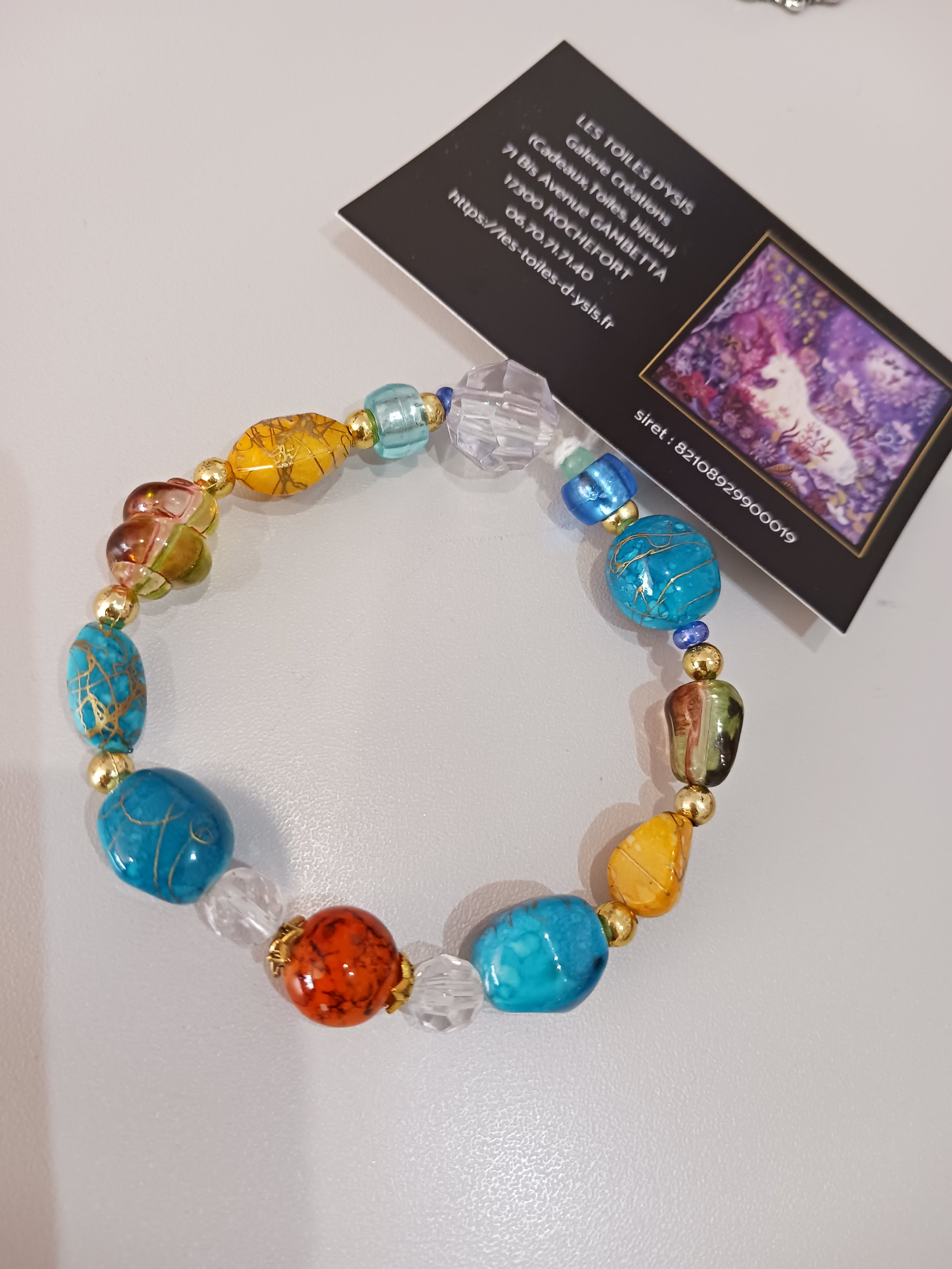 Bracelet de perles  fantaisies