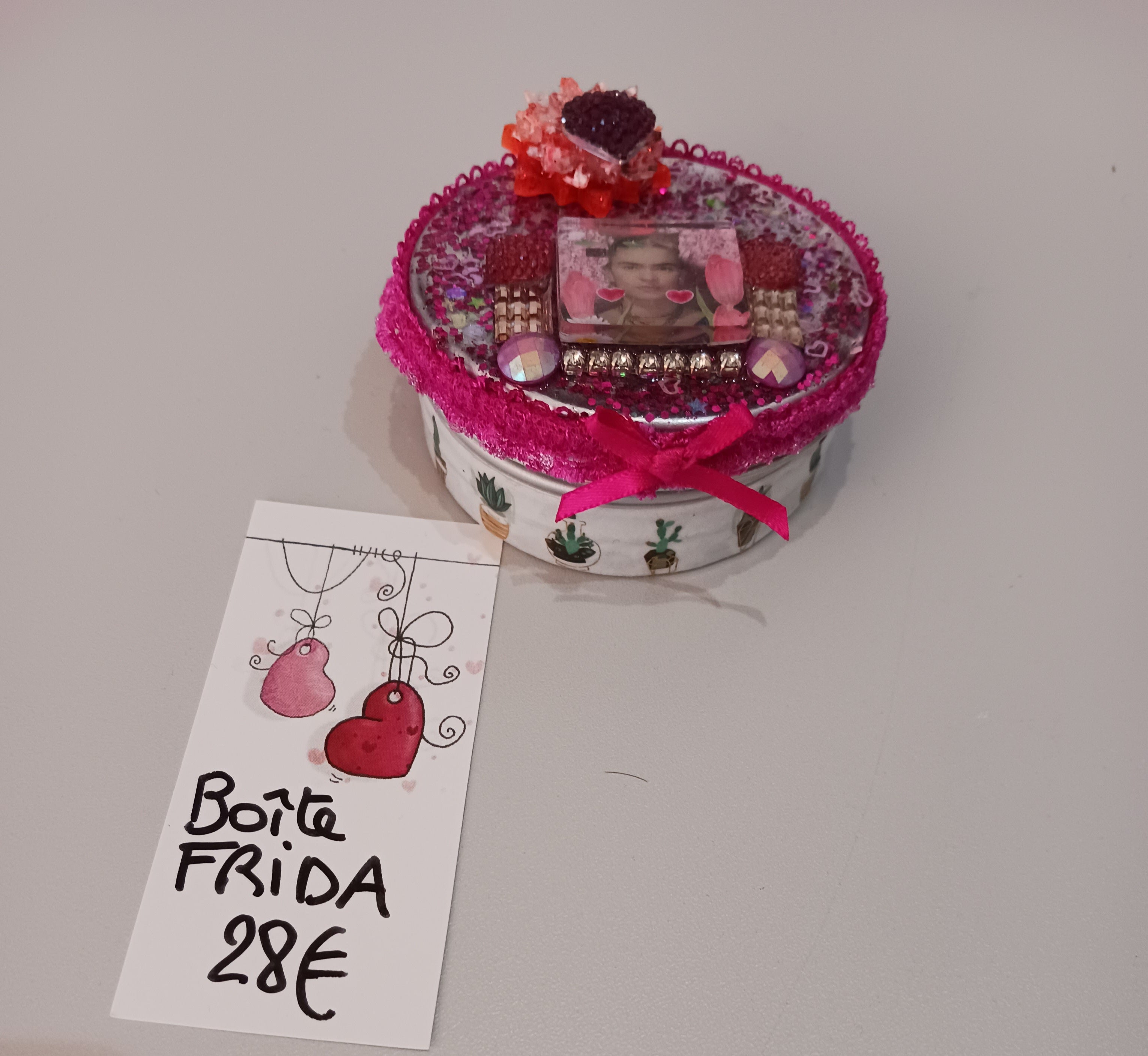Boite ronde Frida