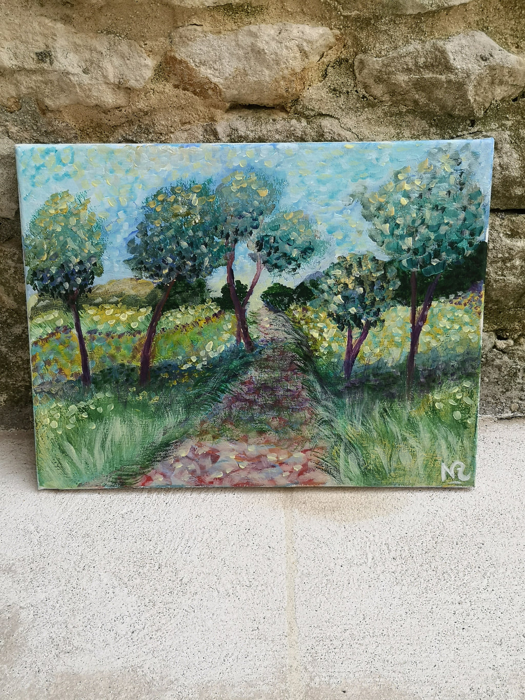 Six petits arbres