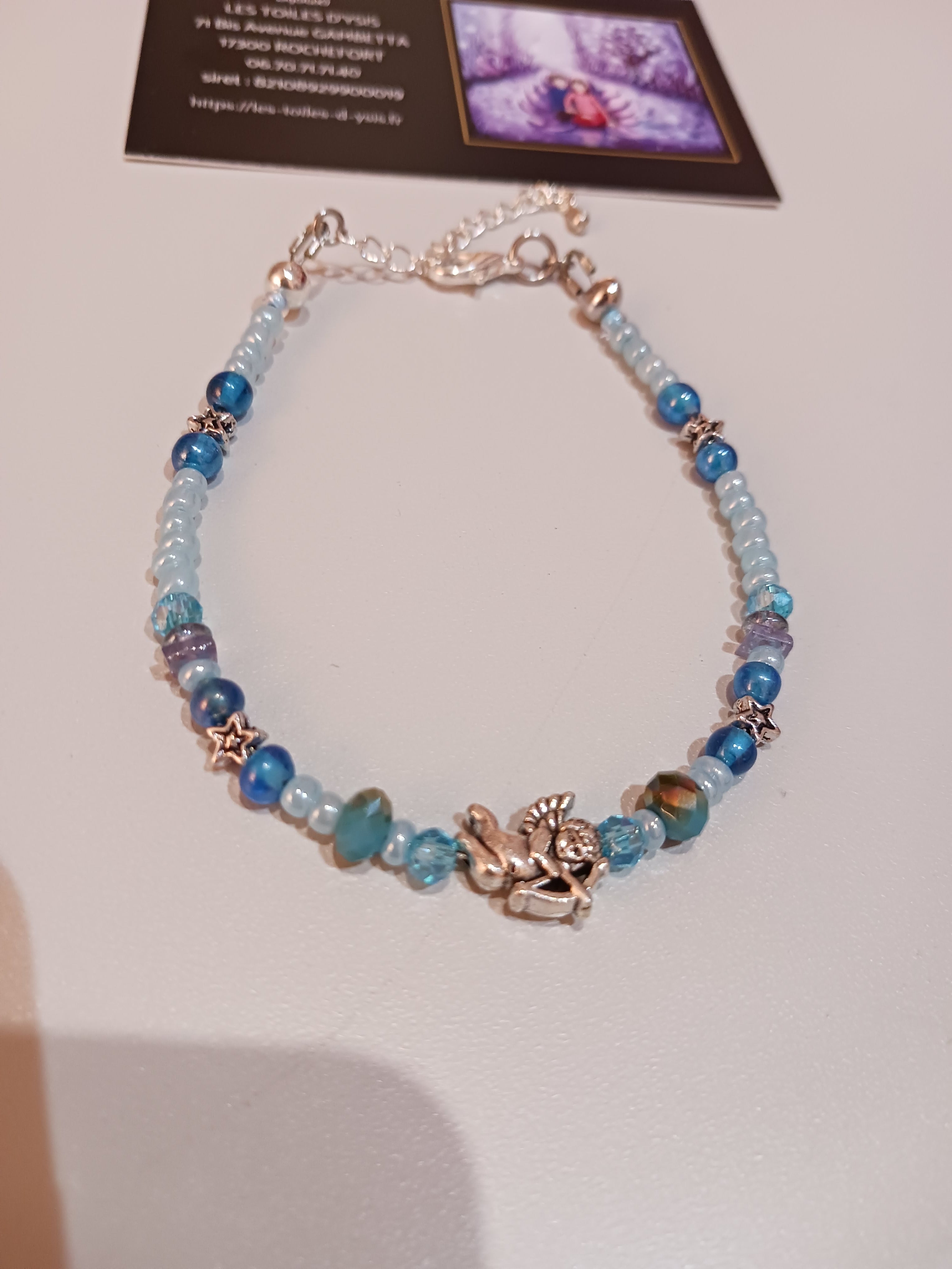 Bracelet Cupidon bleu