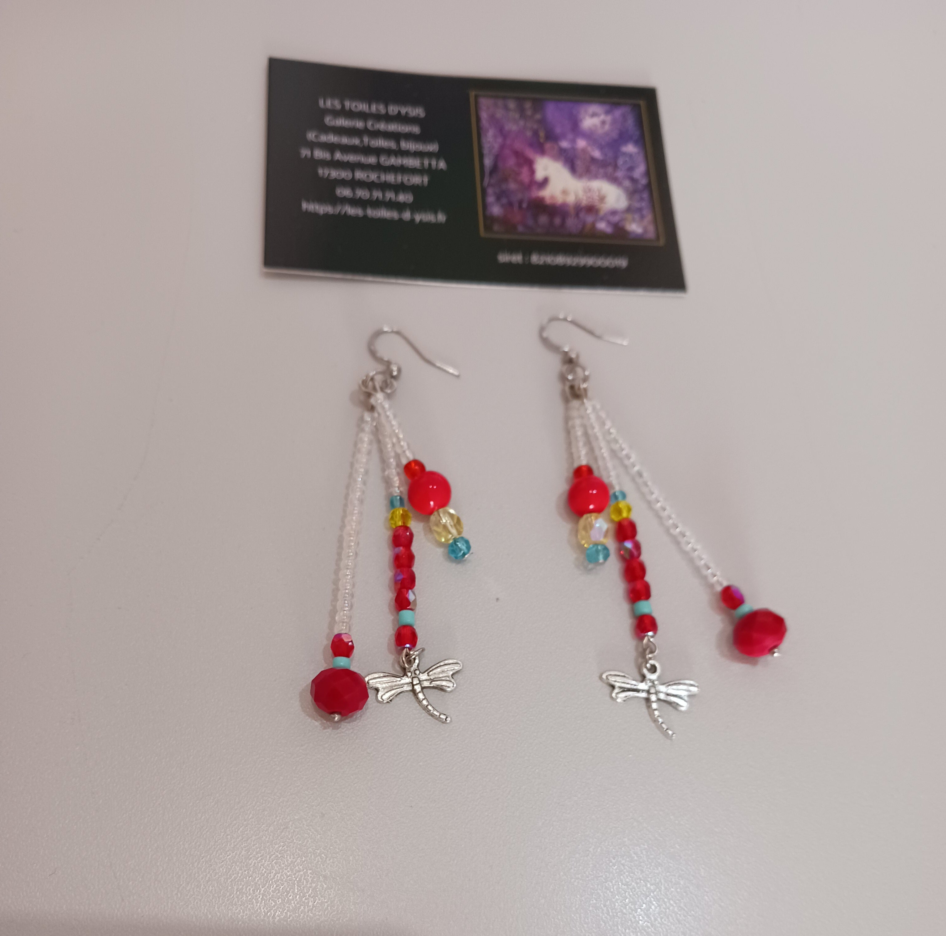 Boucles "Libellules"