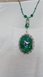 Collier féérie papillonante