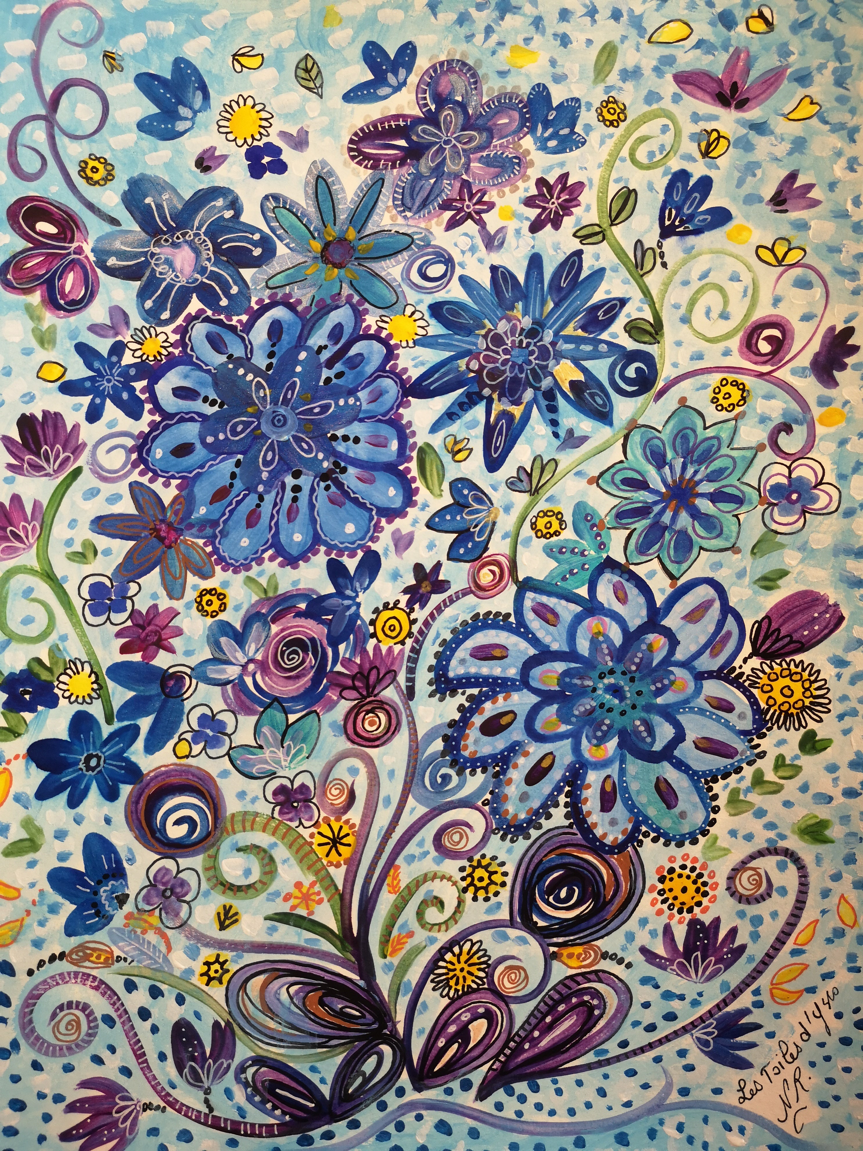 Jardin bleu