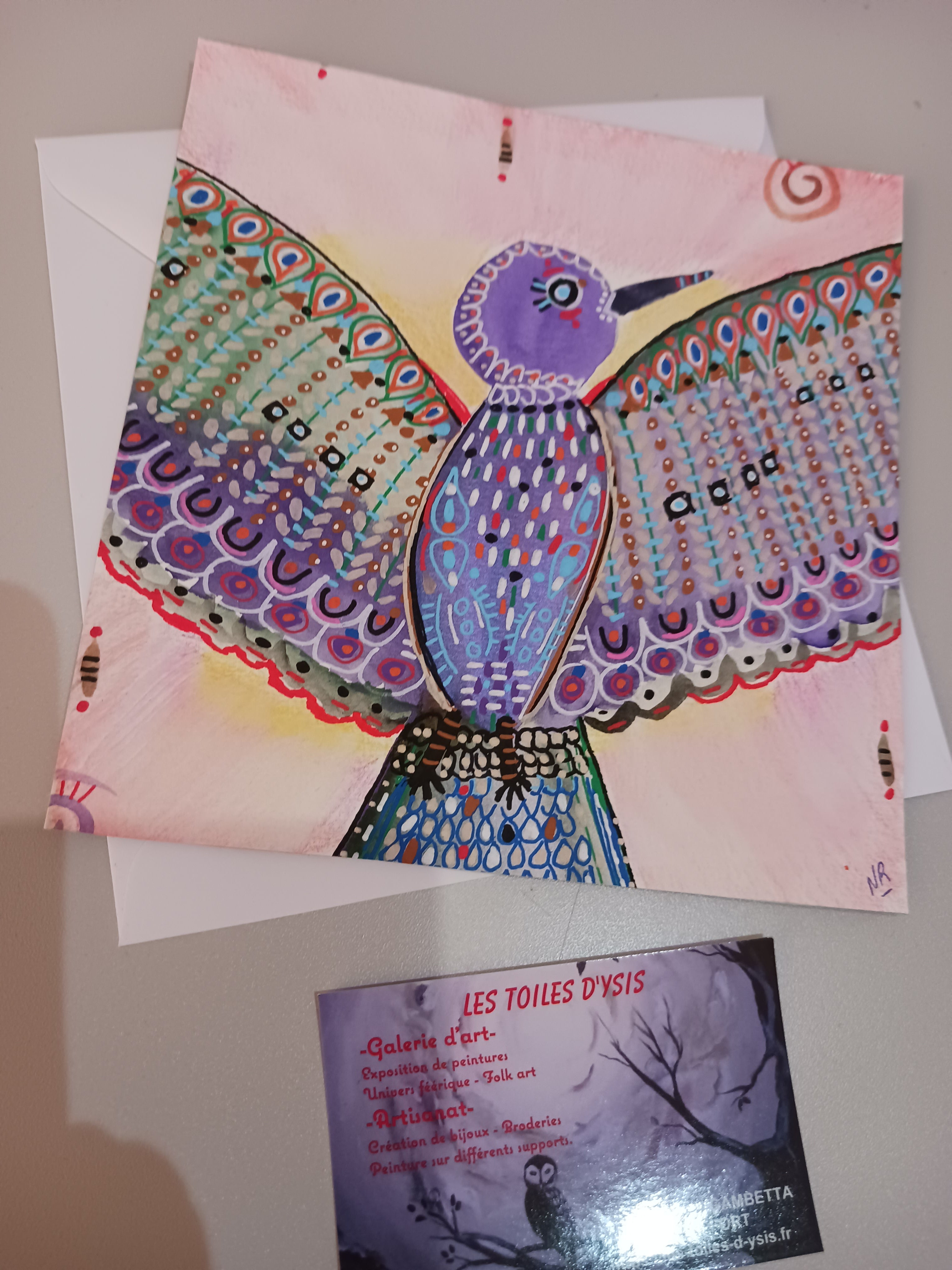 Carte Oiseau Totem