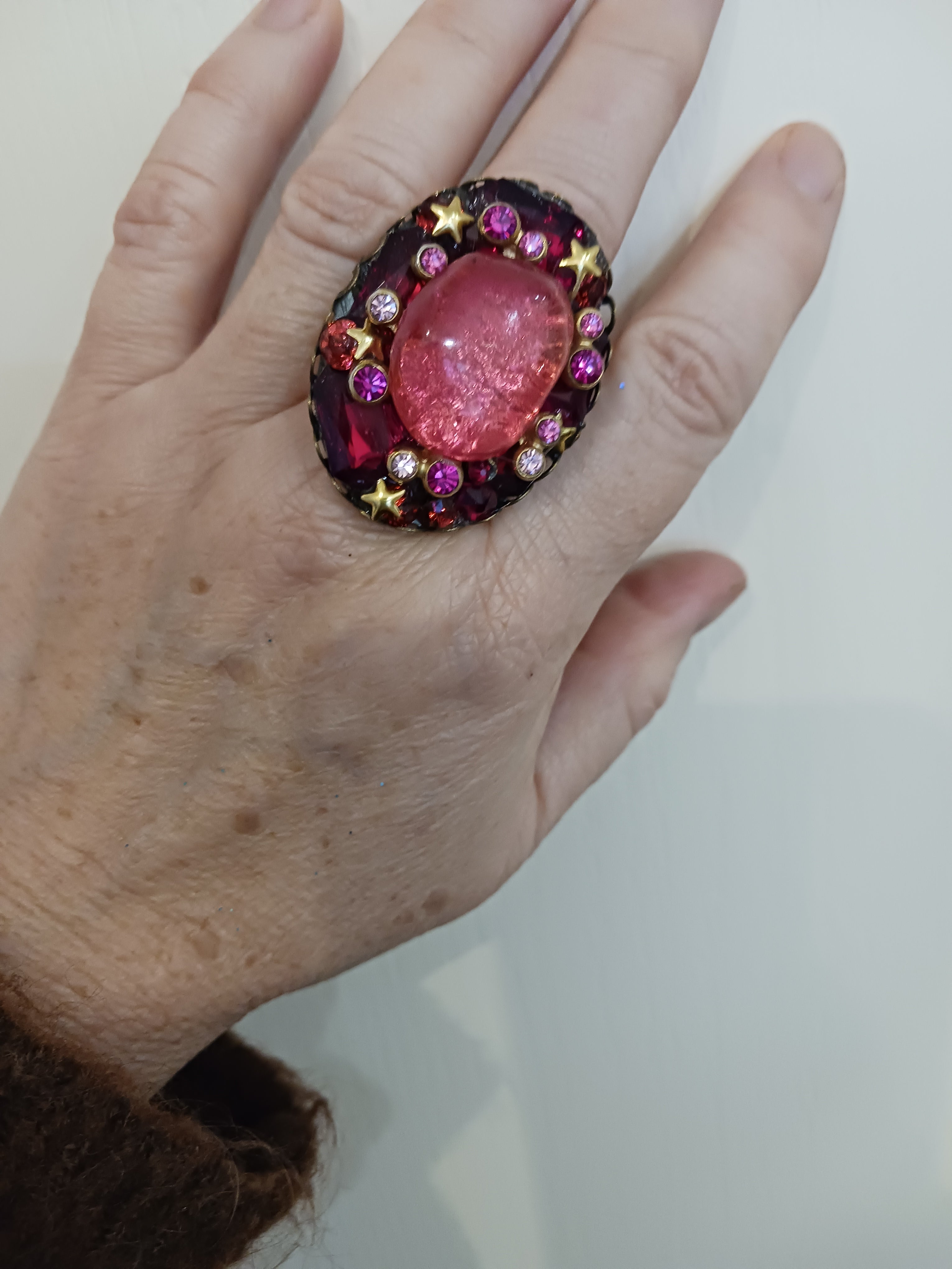 bague de création étoilée