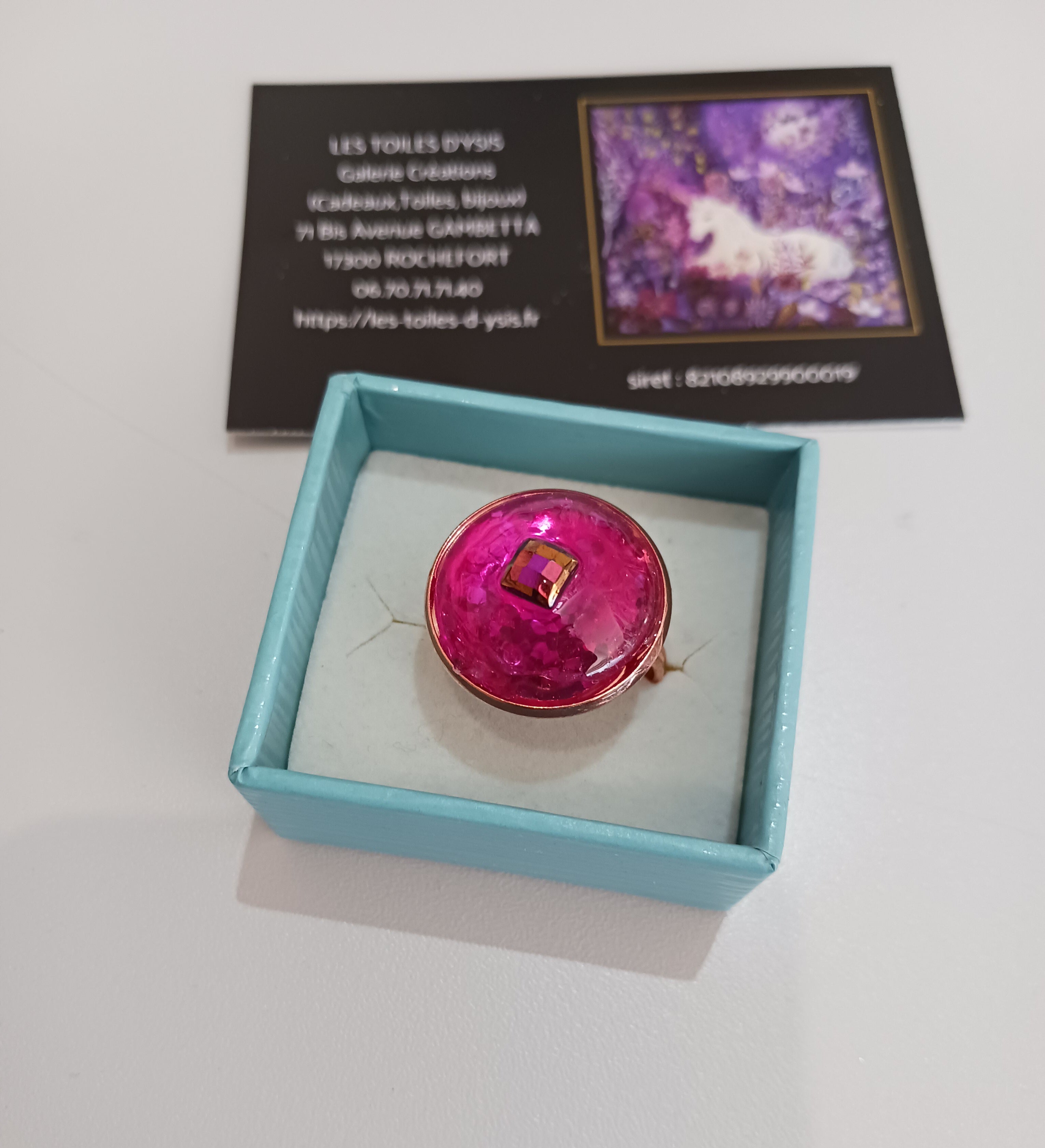Bague "Planète Cristal "