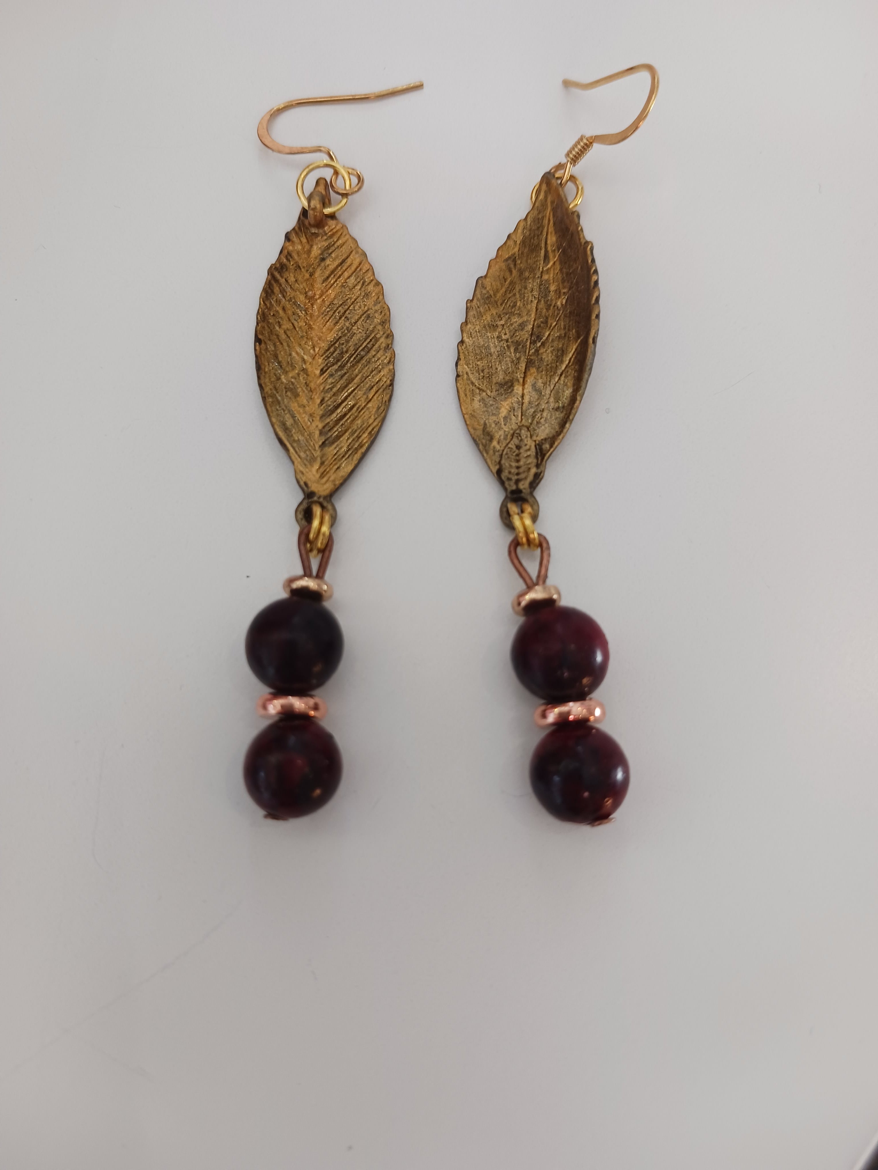 Boucles  feuille et chrysocolle