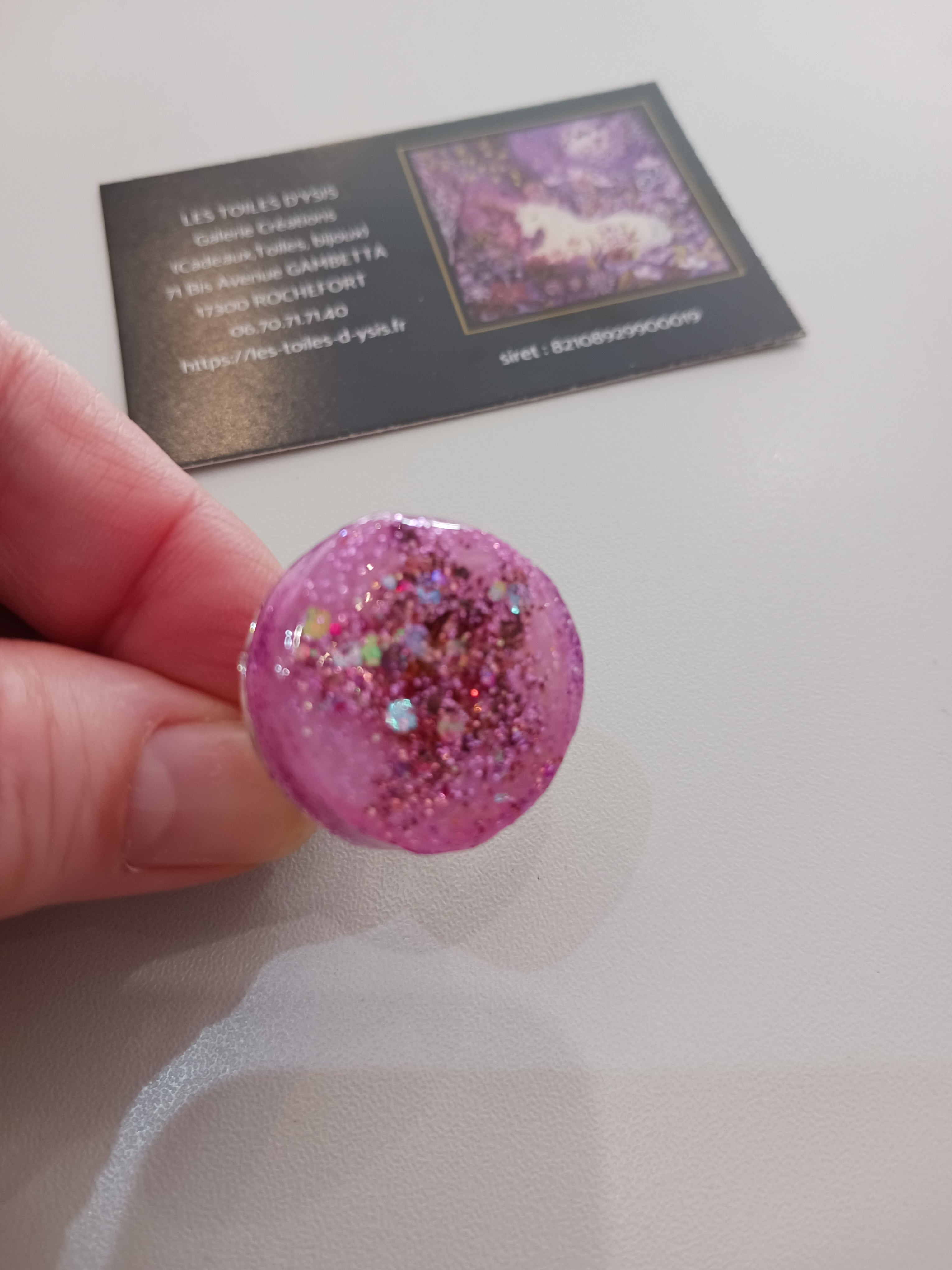 Bague "Octobre Rose"
