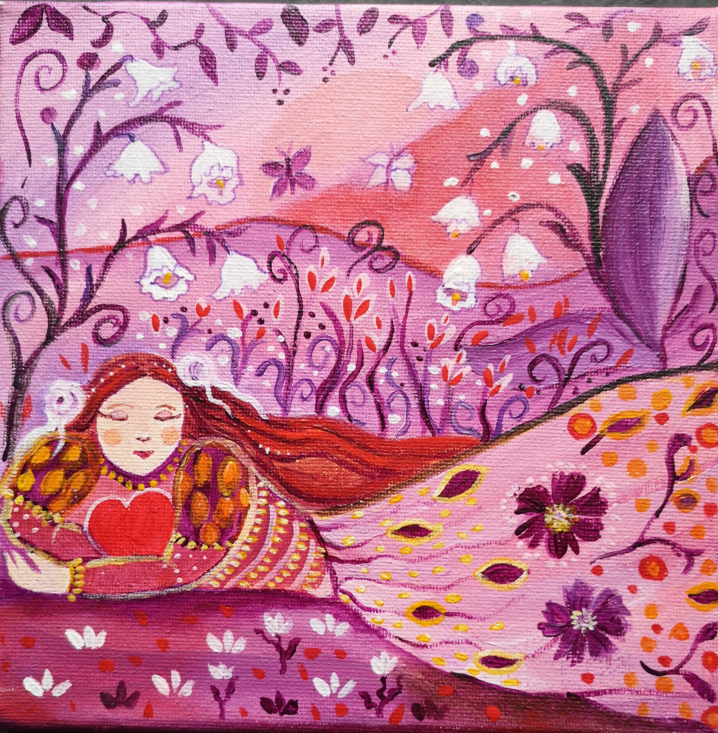 Sur un tapis de fleurs