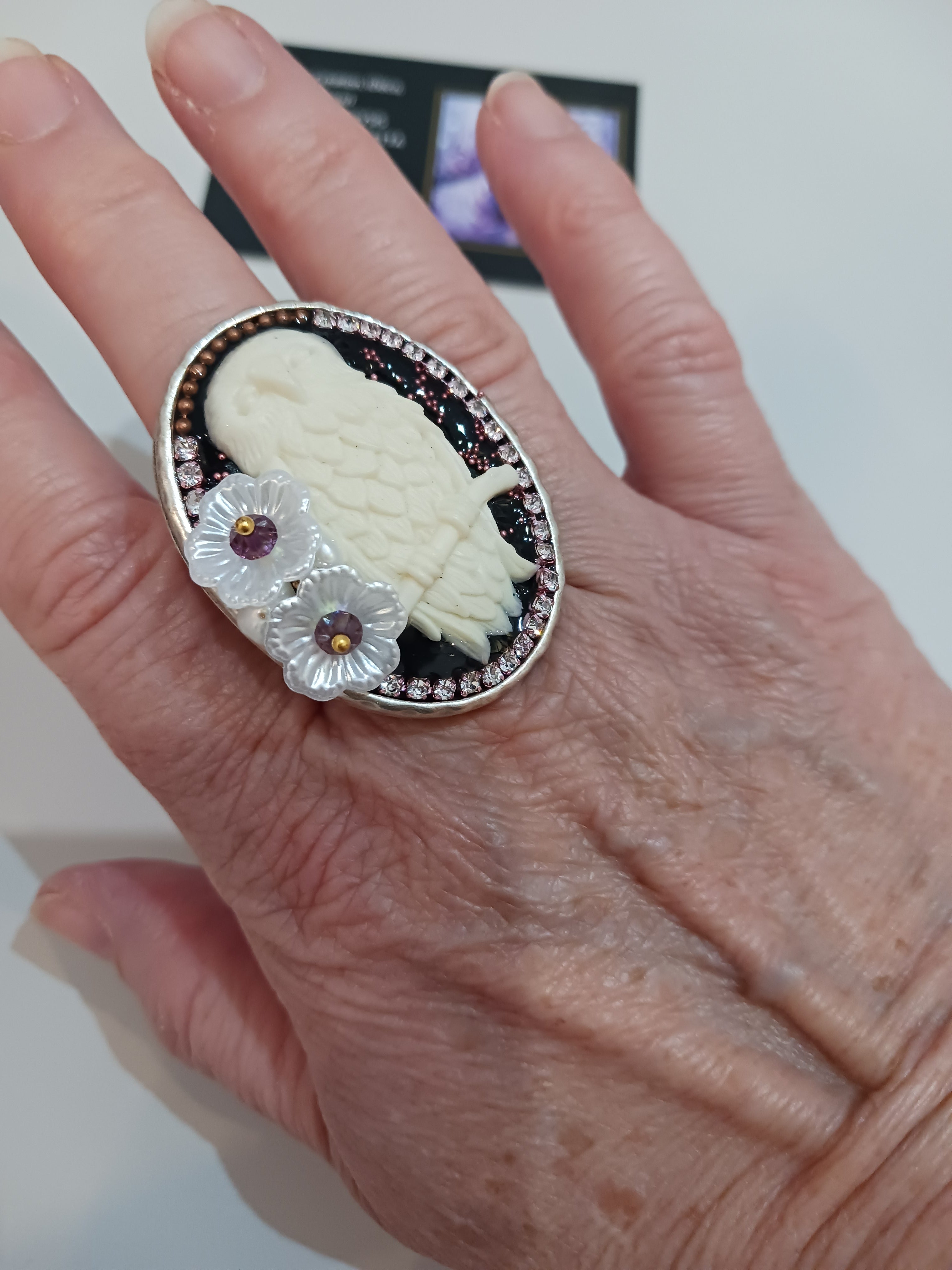 Grosse bague Féérique chouette