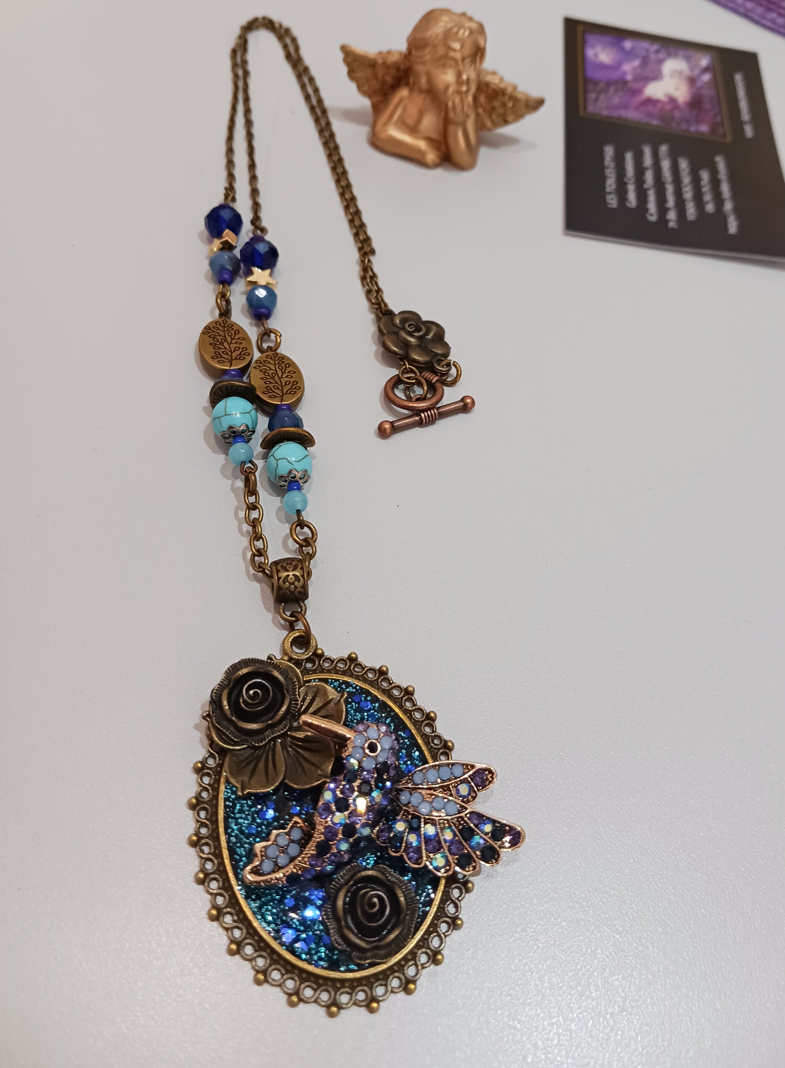 Collier Féérique "Petit colibri"