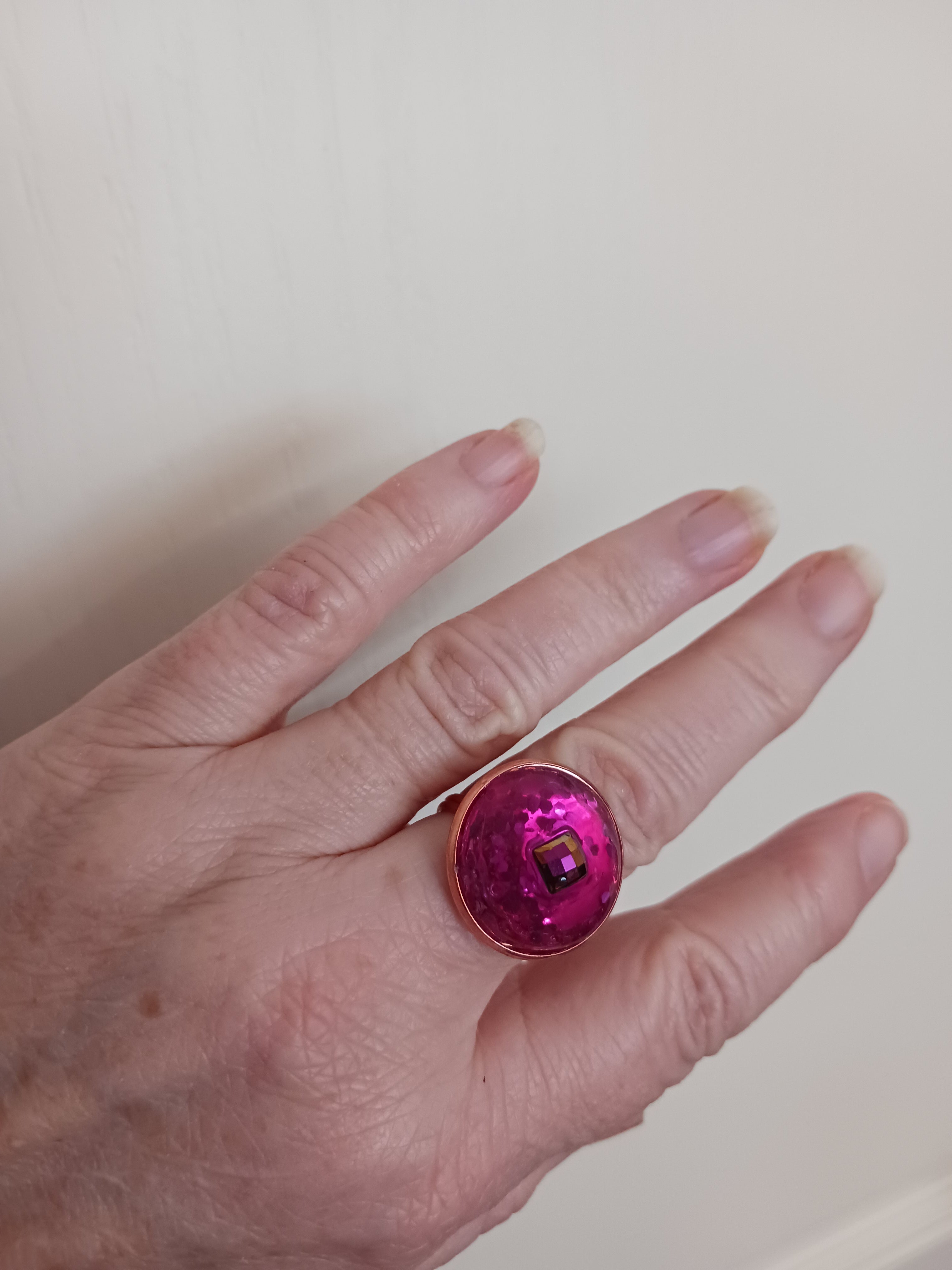 Bague "Planète Cristal "