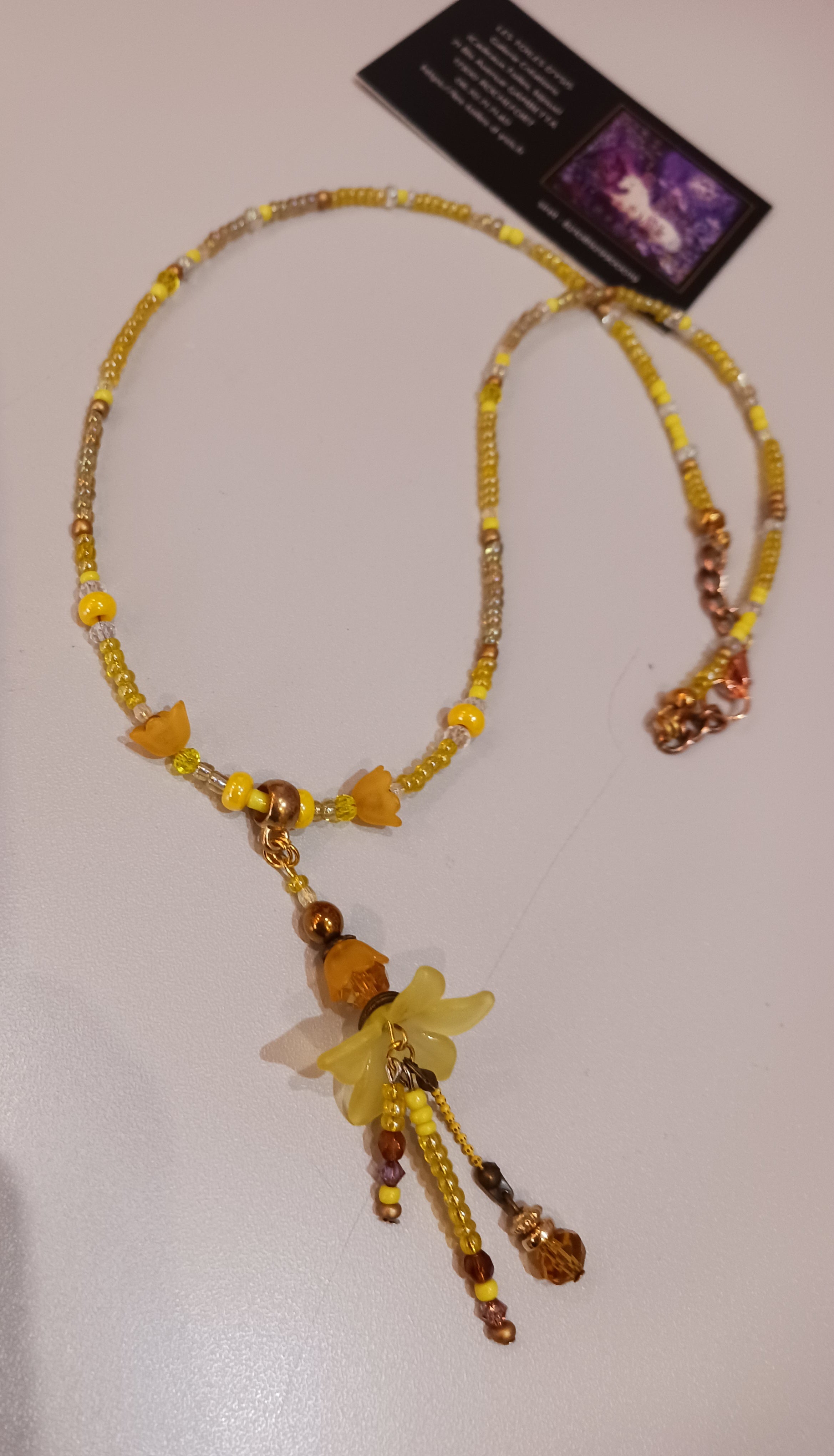 Collier fleurs 🌼