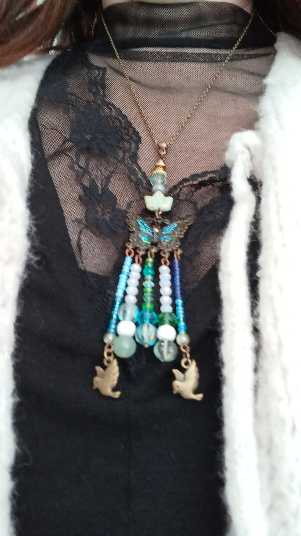 Collier Totem Papillon
