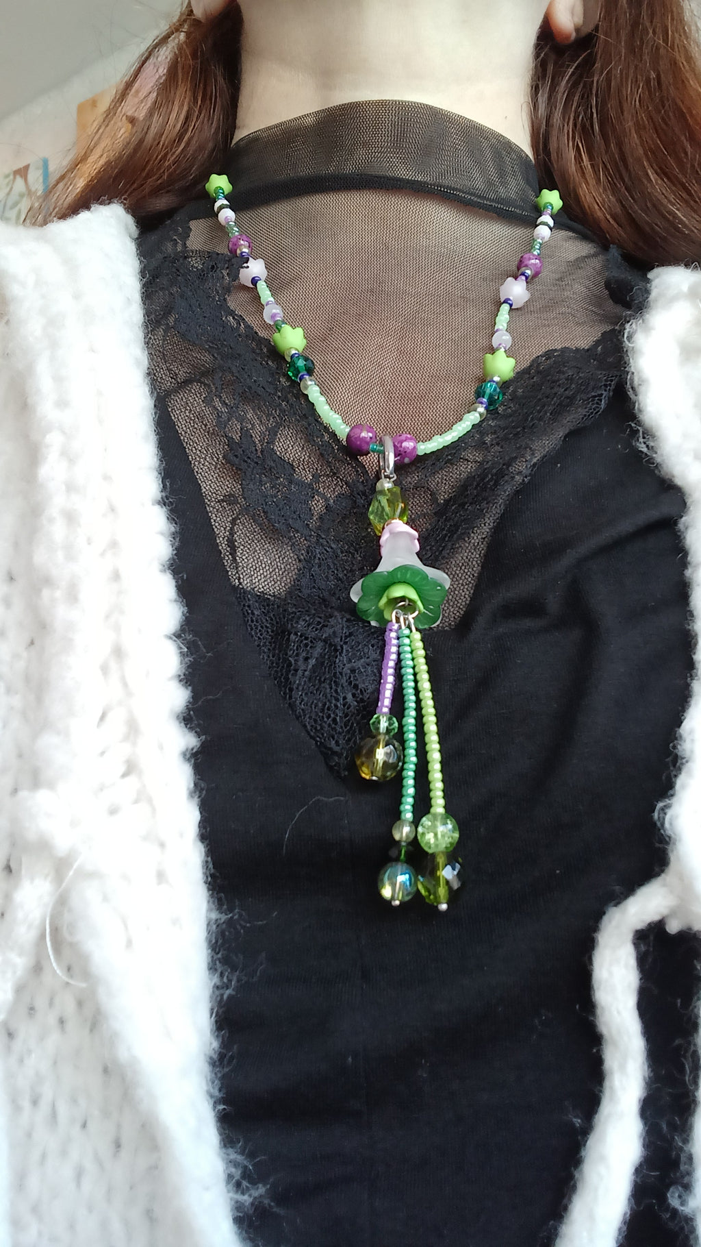 Collier fleurs 🌸 🌸