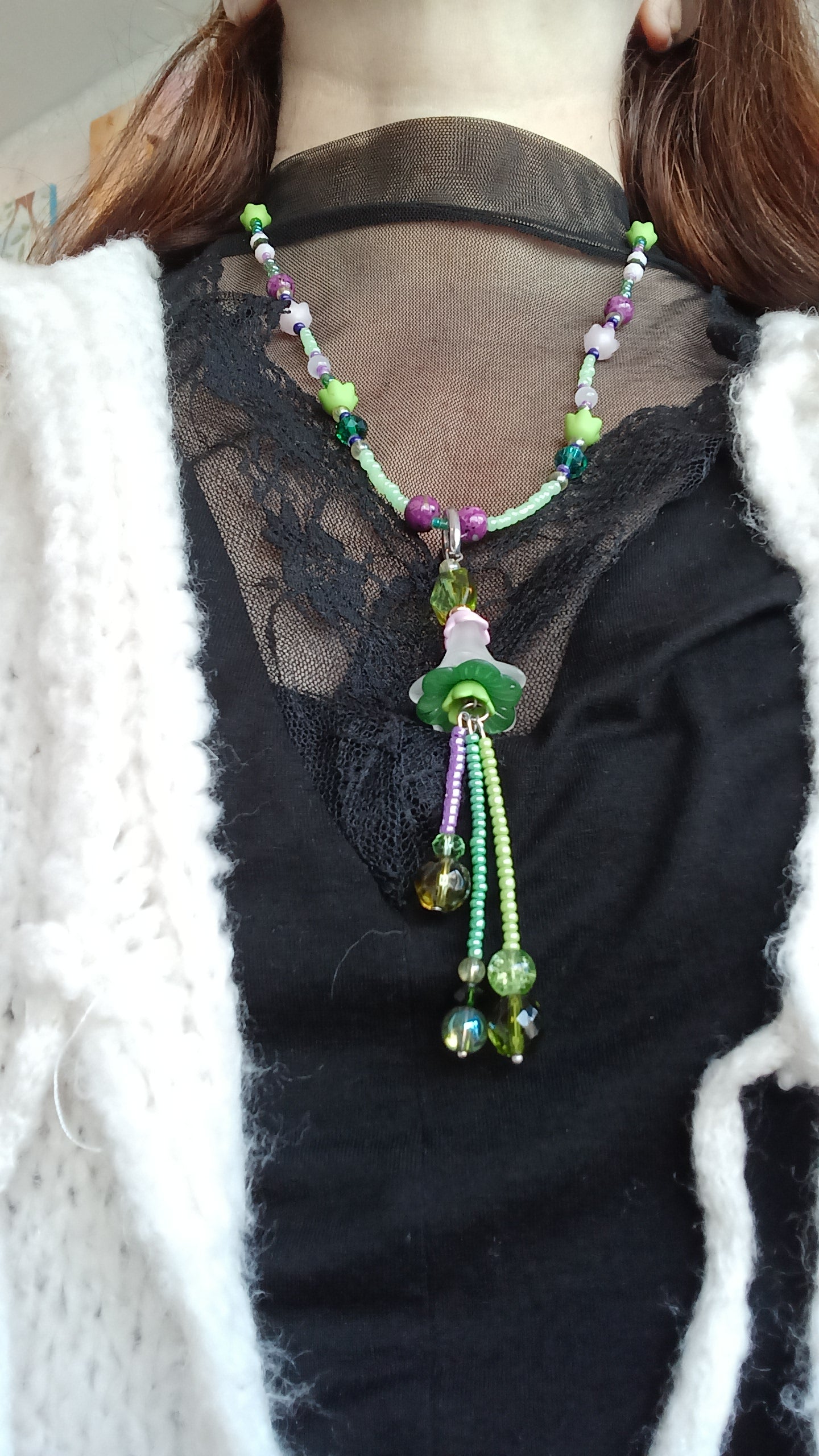 Collier fleurs 🌸 🌸