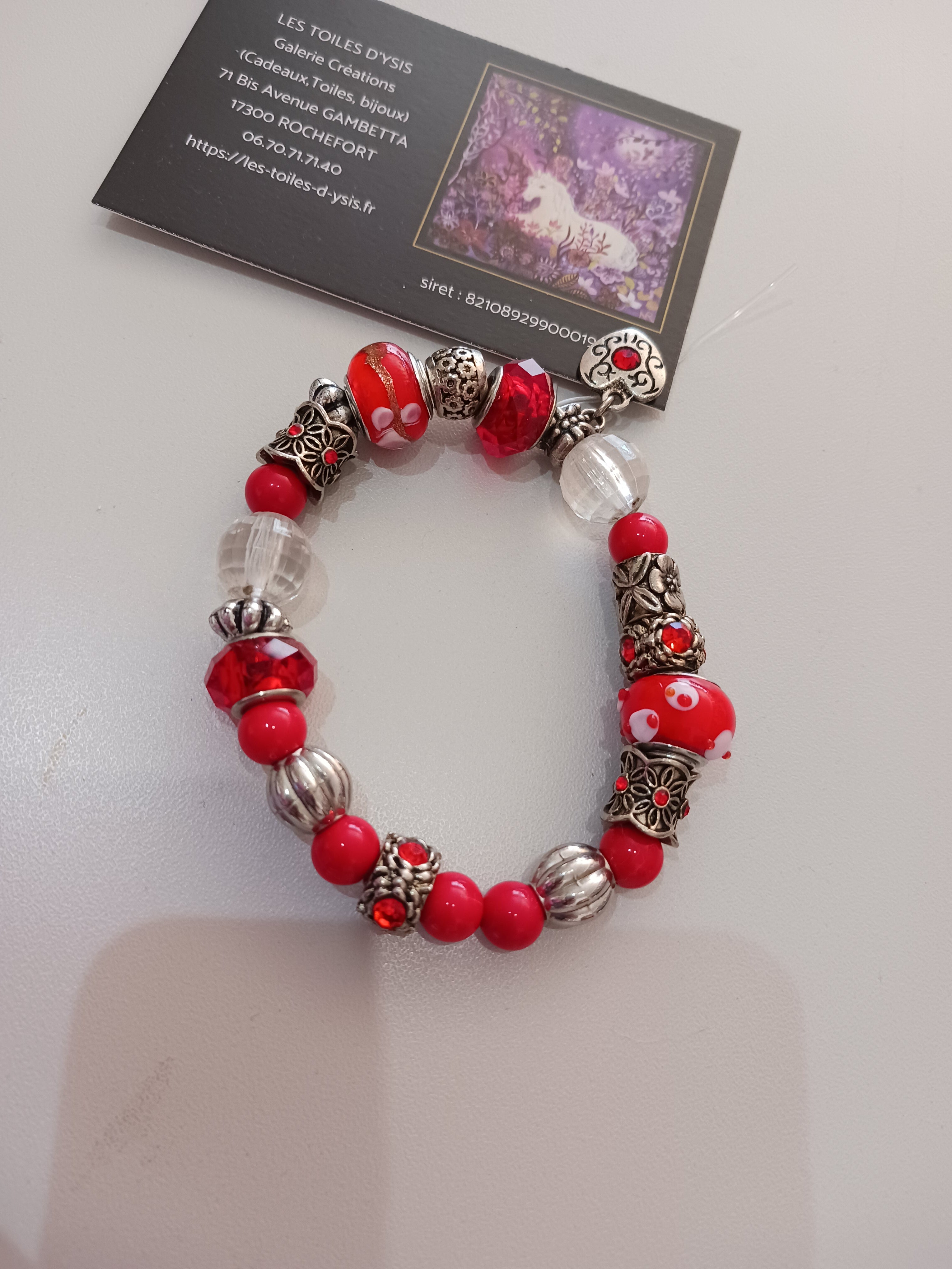Bracelet rouge passion