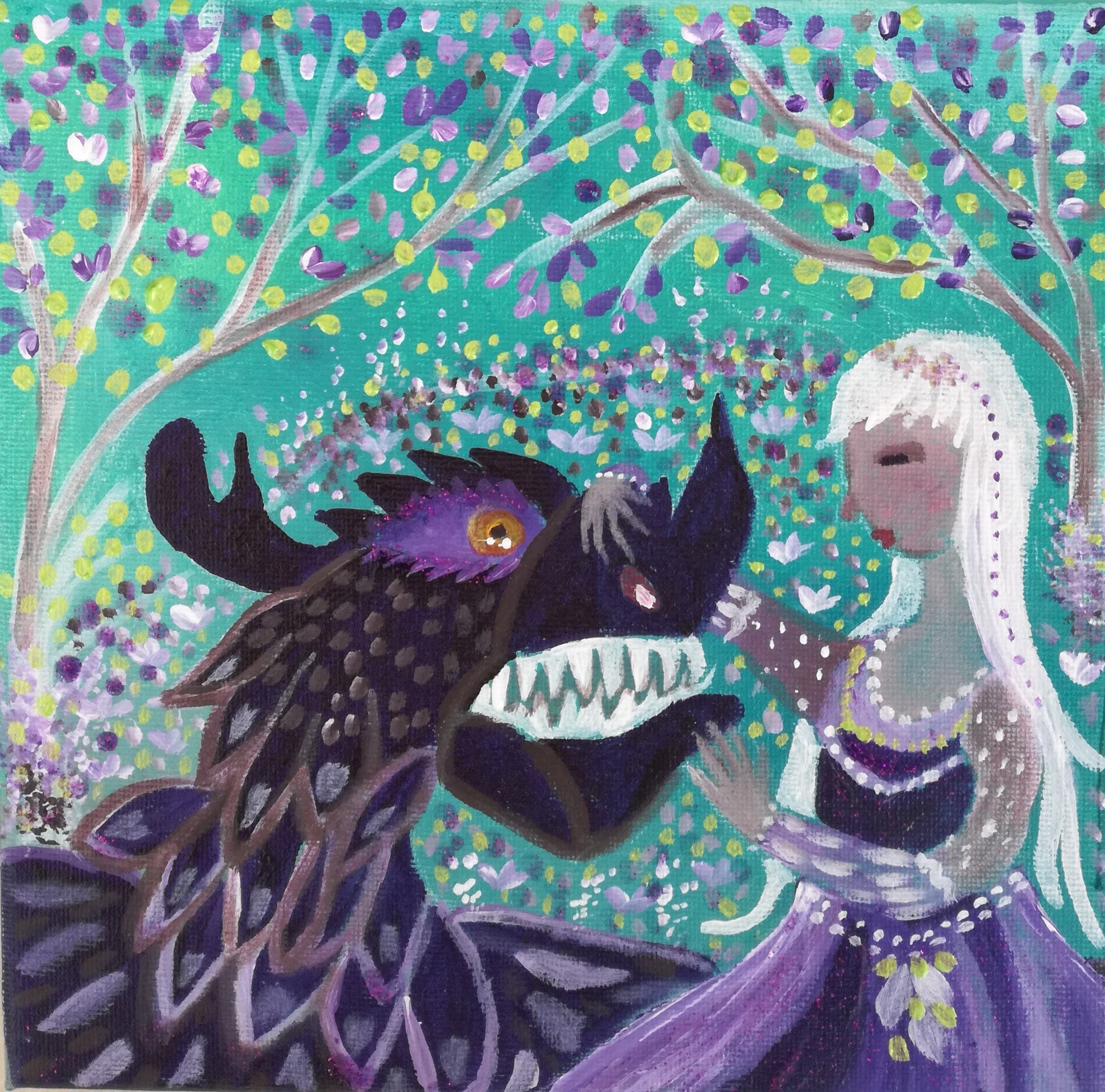 Adéluzia et le dragon