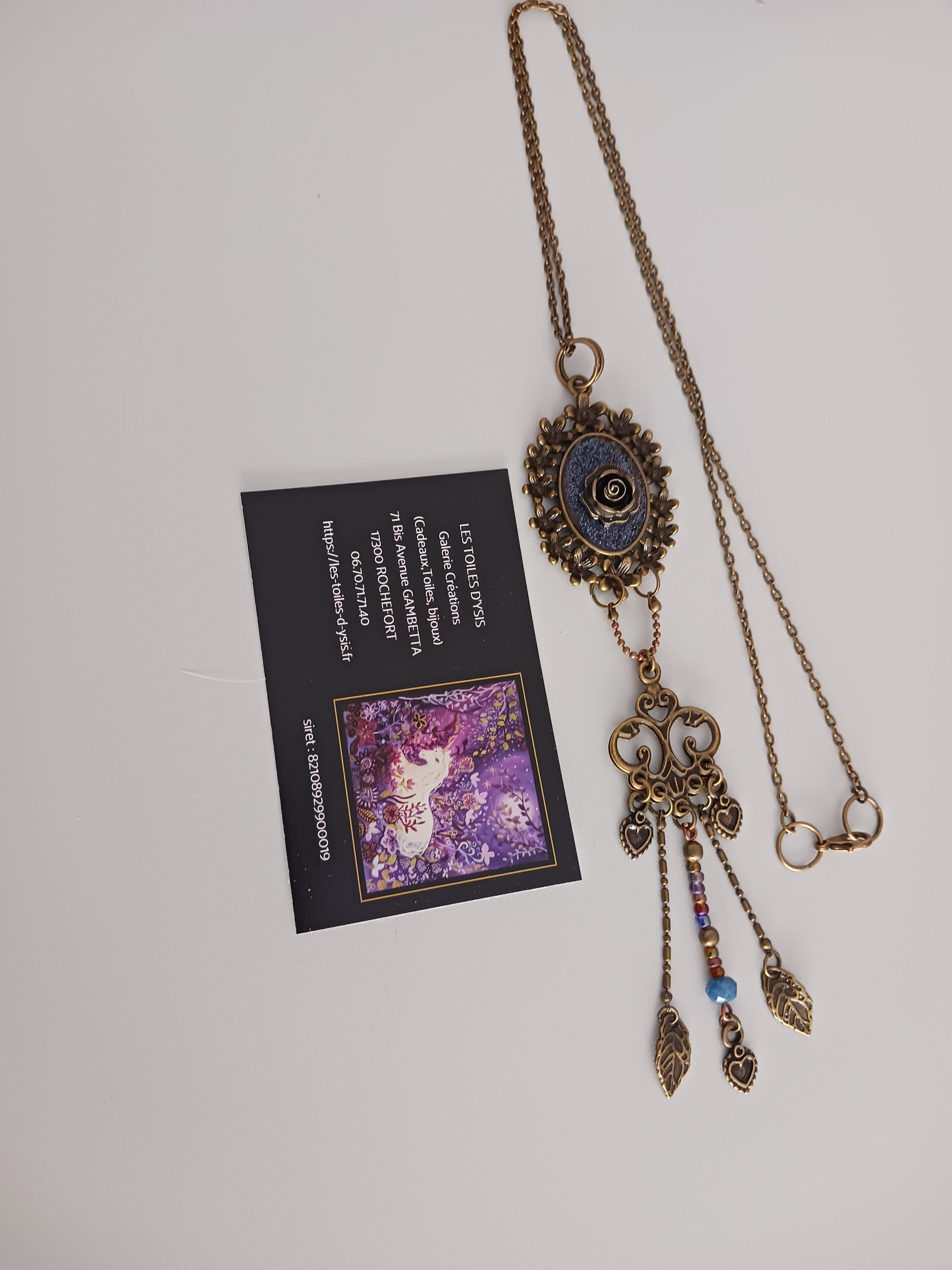 Collier Bleu nuit