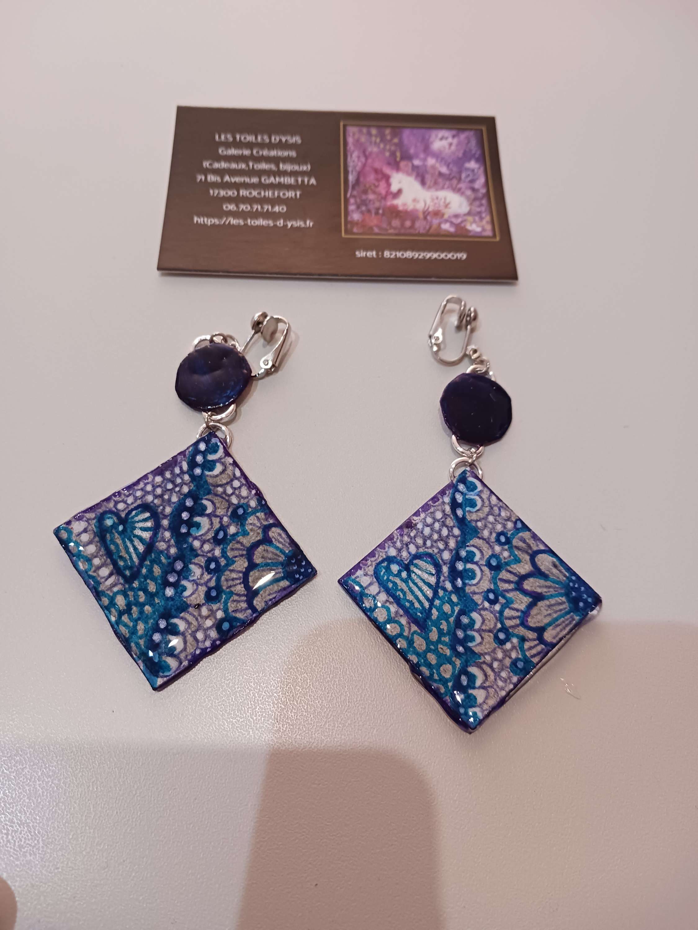 Boucles d'oreilles Fanchon