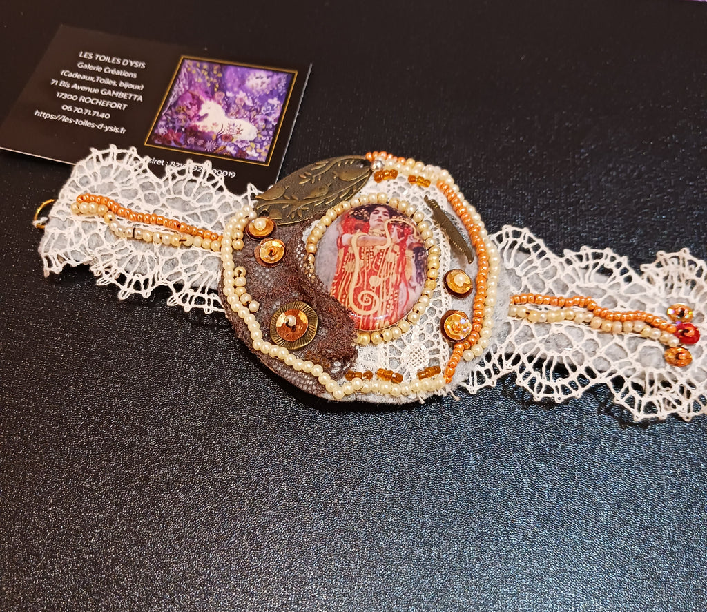 Manchette Hygieia de Gustave Klimt