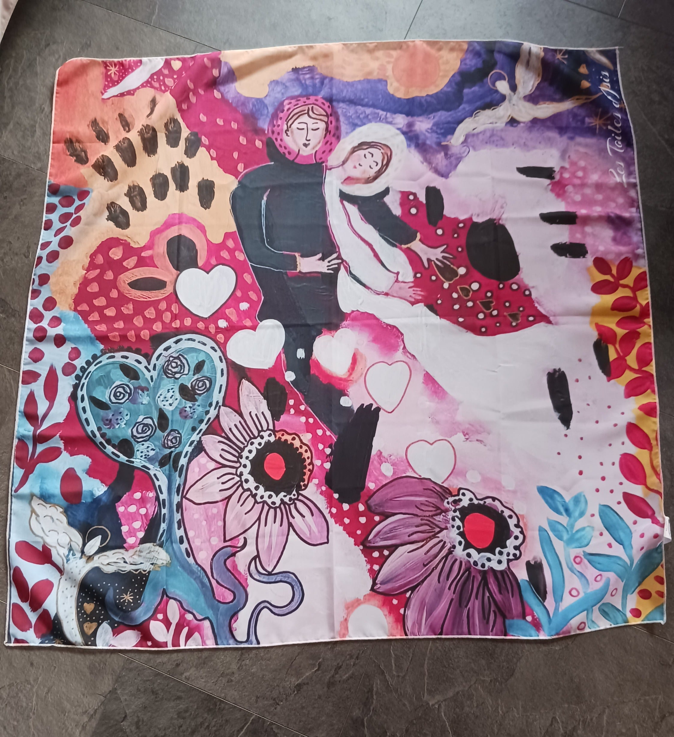 Foulard "L'amour toujours"
